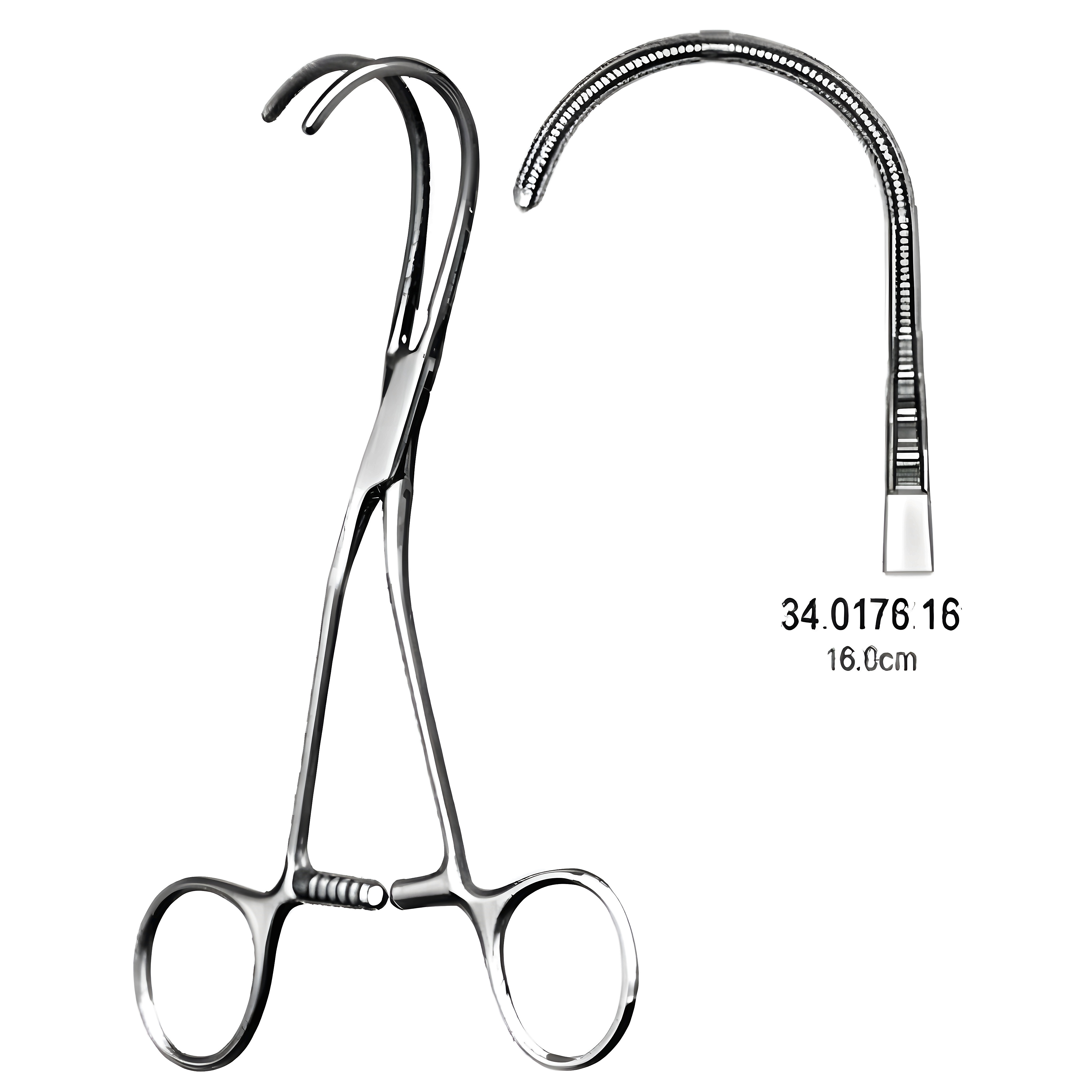 DeBakey Atraumatic Blood Vessel Fcps 16cm