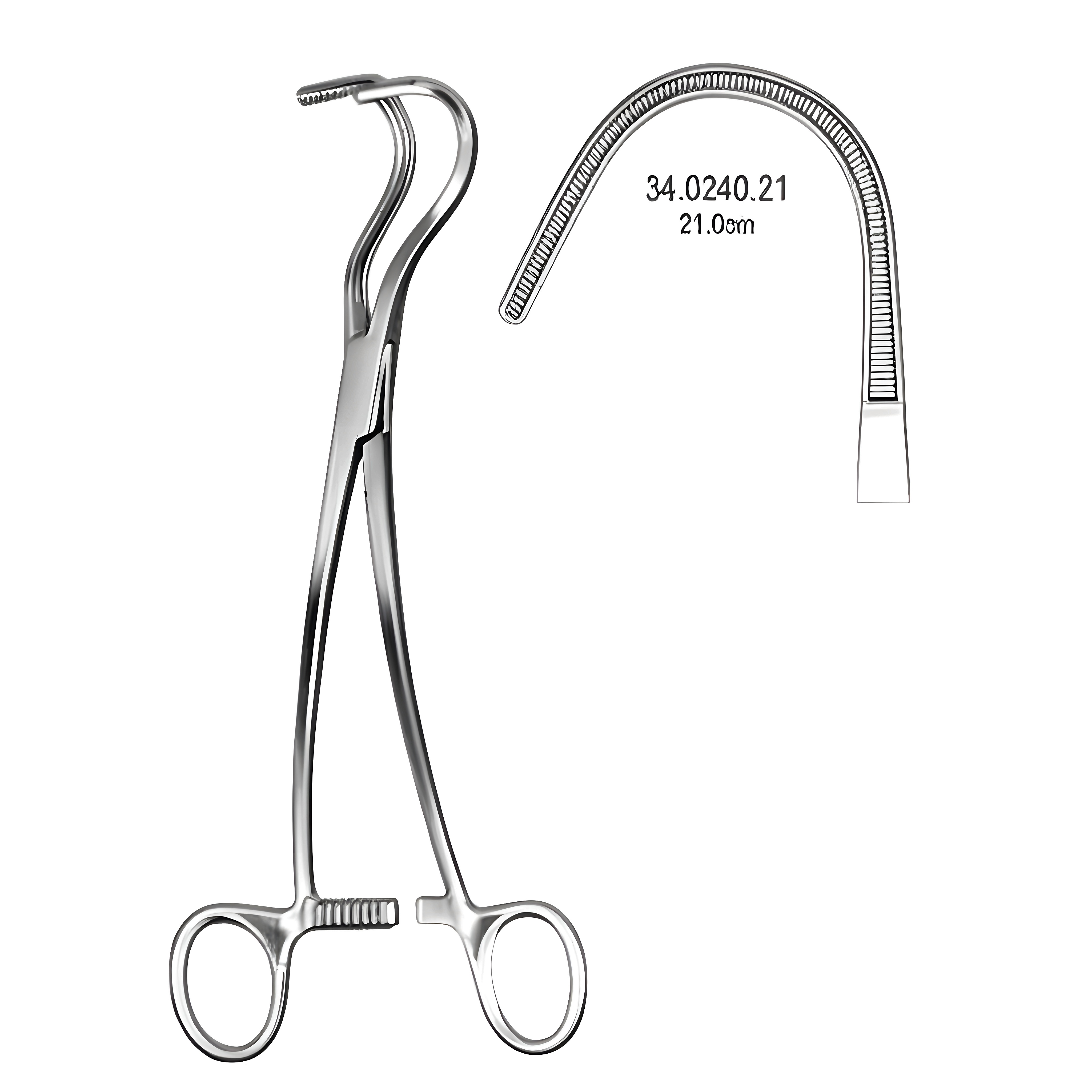 Wylie Atraumatic Clamp 21cm Fig.1