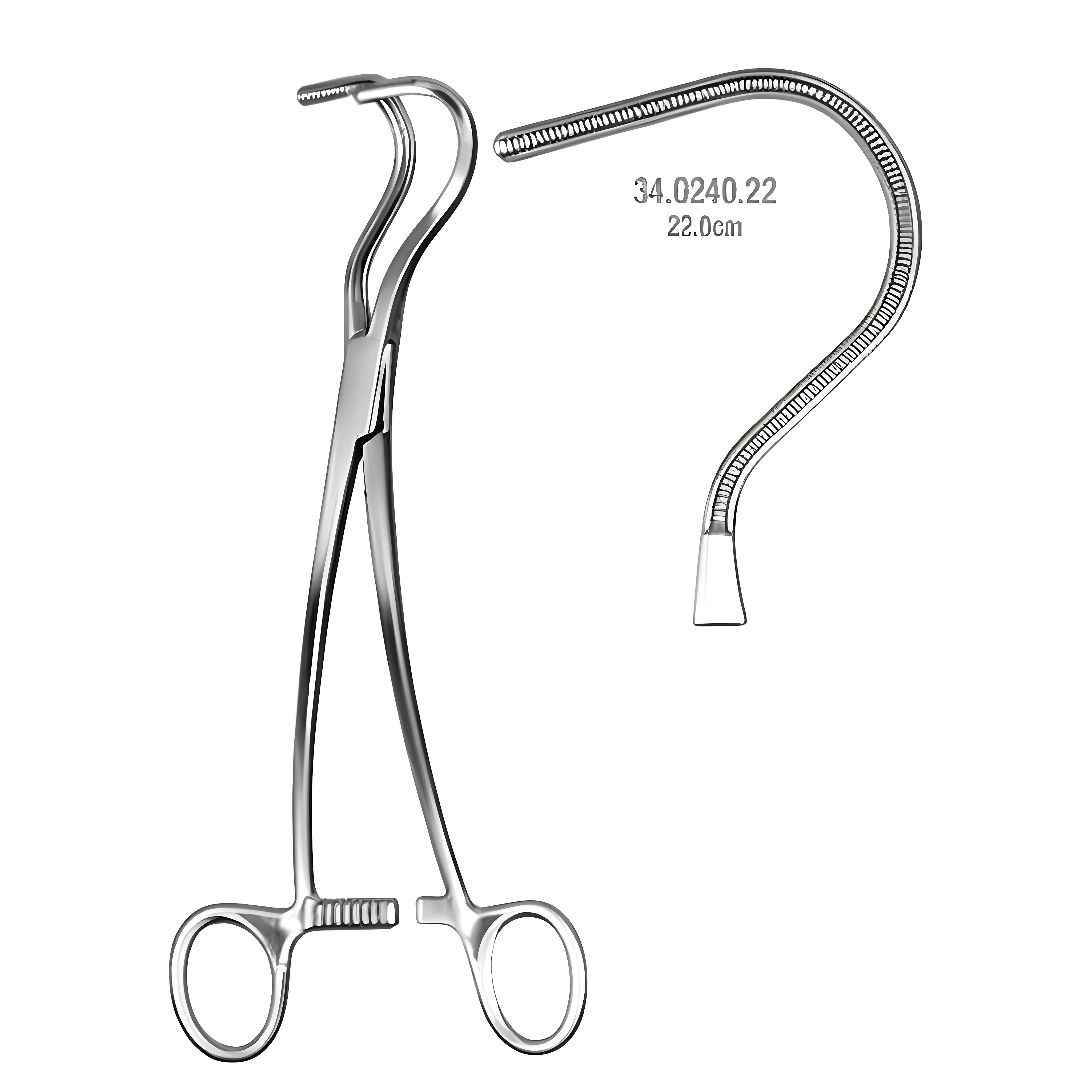 Wylie Atraumatic Clamp 22cm Fig.2