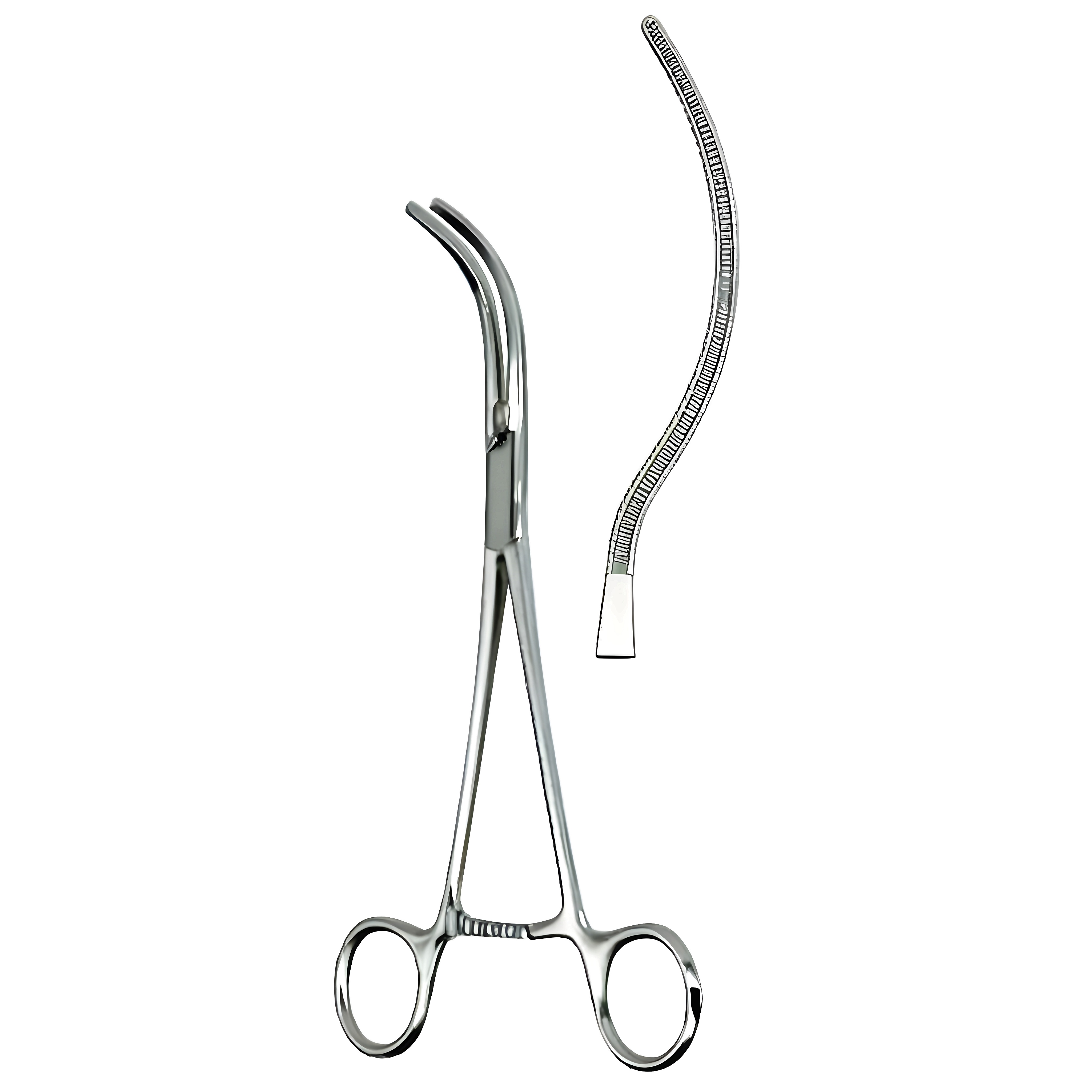 Glover Vascular Clamp spoon shaped 26cm