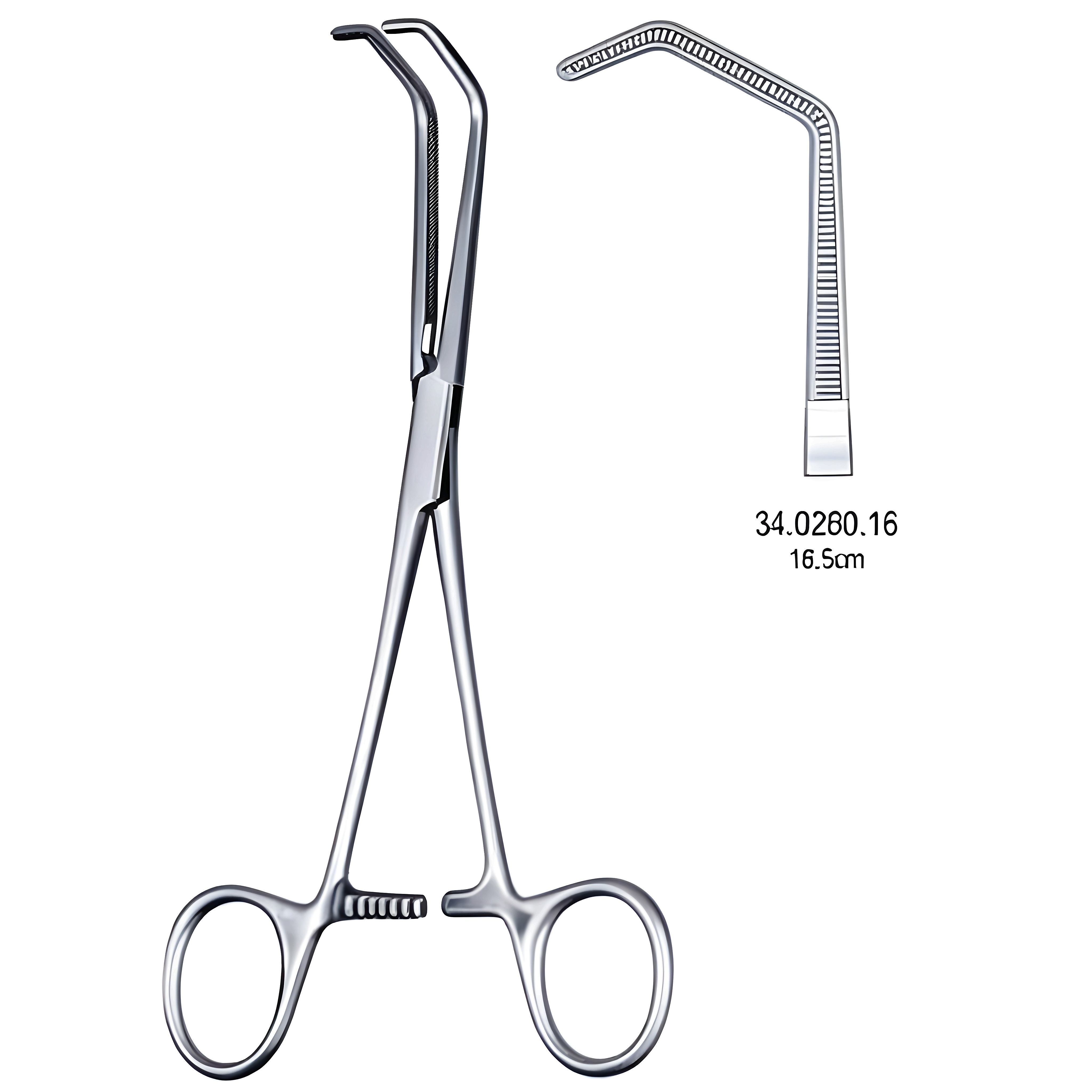 DeBakey Beck Vena Cava Clamp 16.5cm