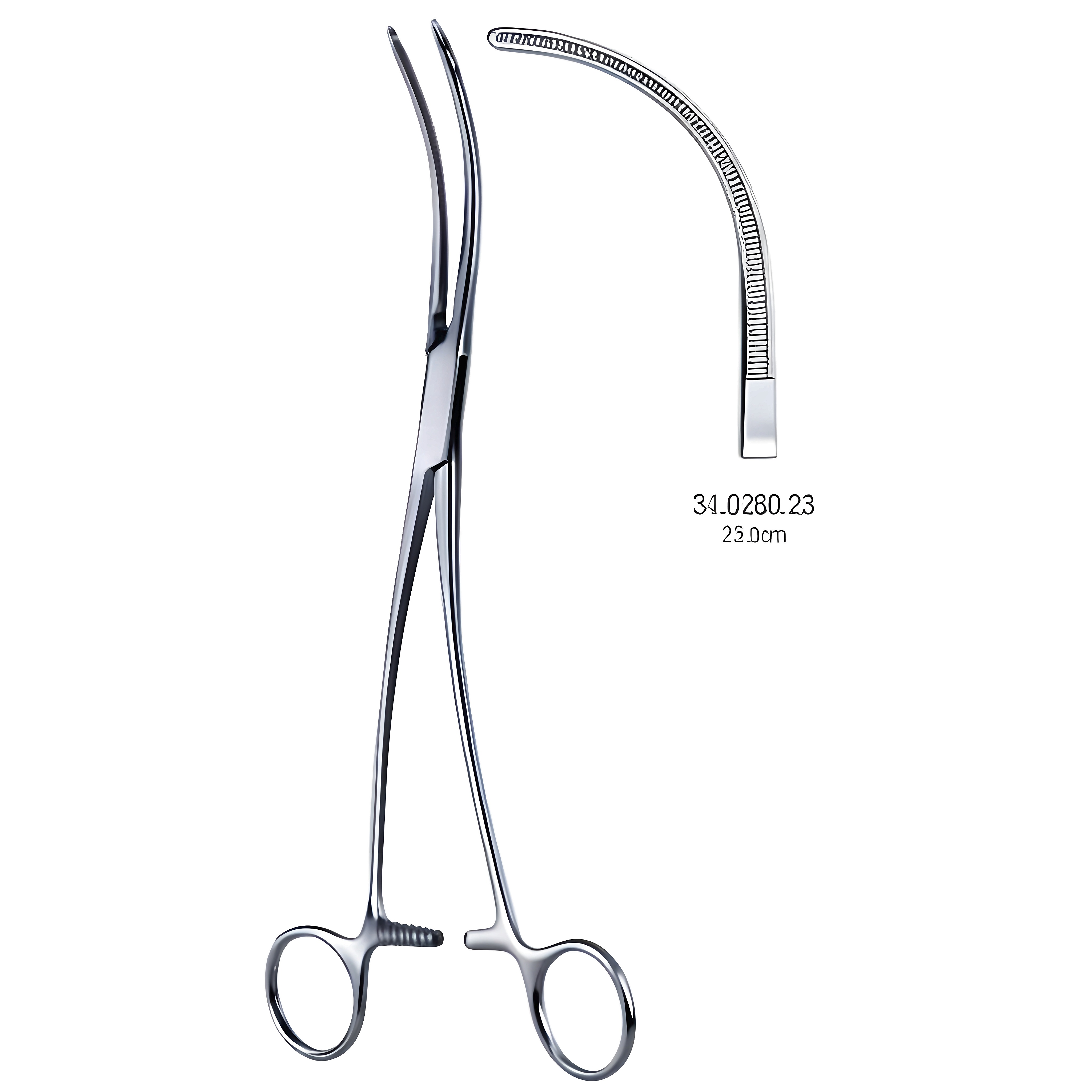 DeBakey Bahnson Aortic Aneurysm Clamp 23cm
