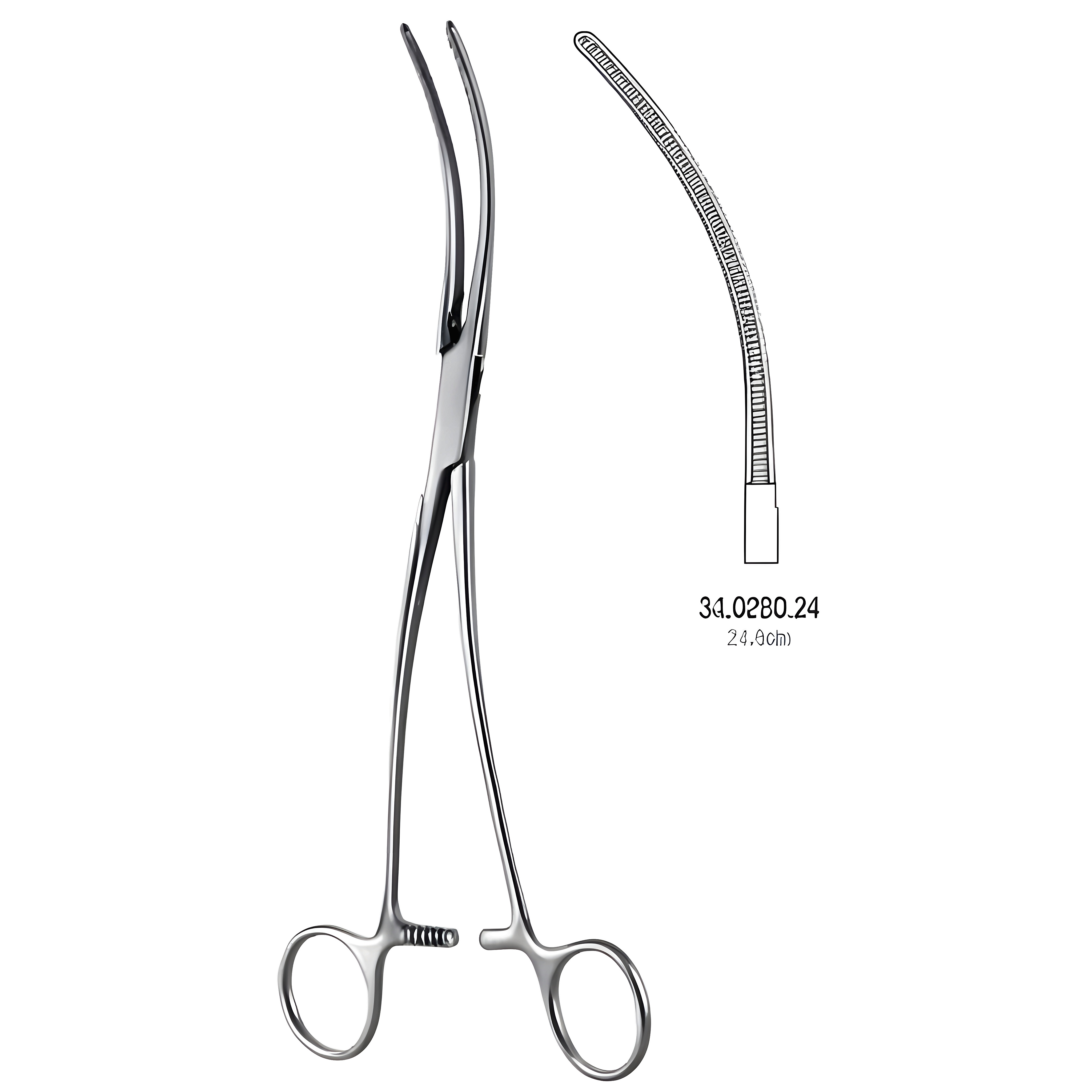 DeBakey Bahnson Aortic Aneurysm Clamp 24cm