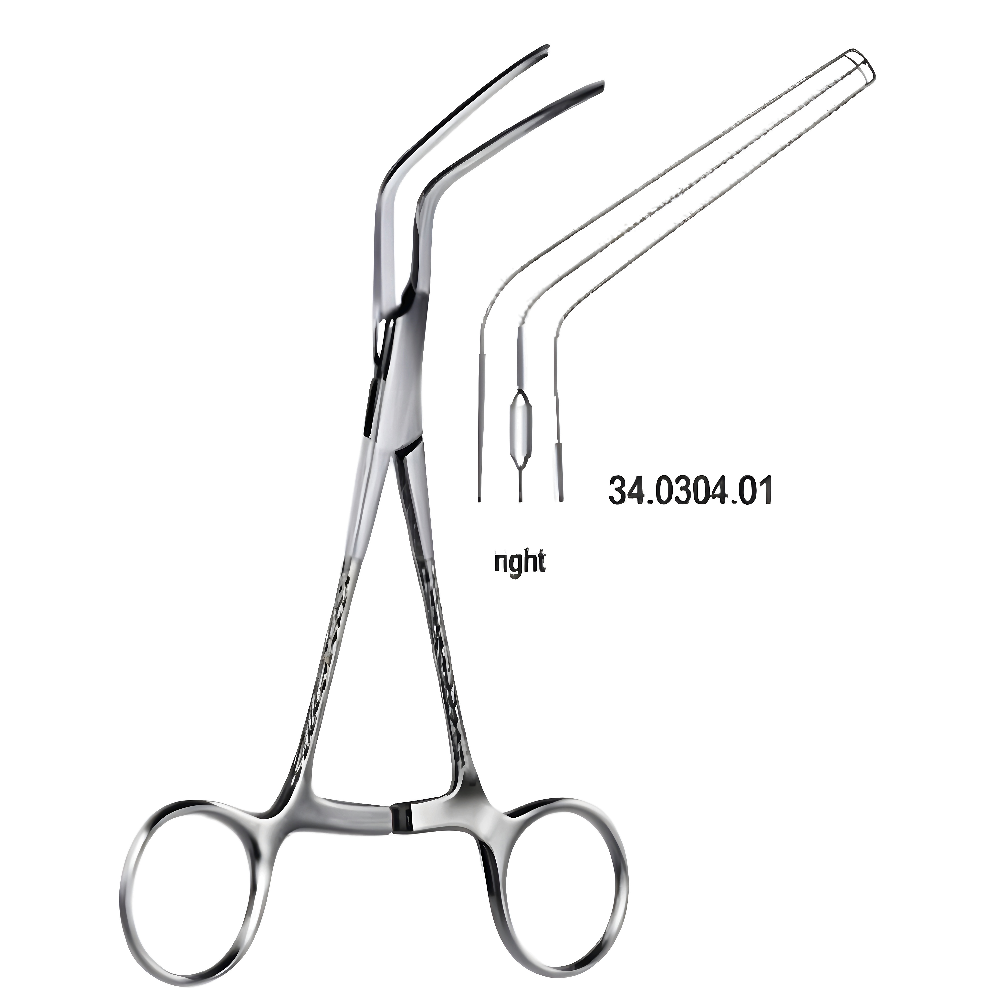 Subramanian Aortic Pedi. Clapm right 15.5cm