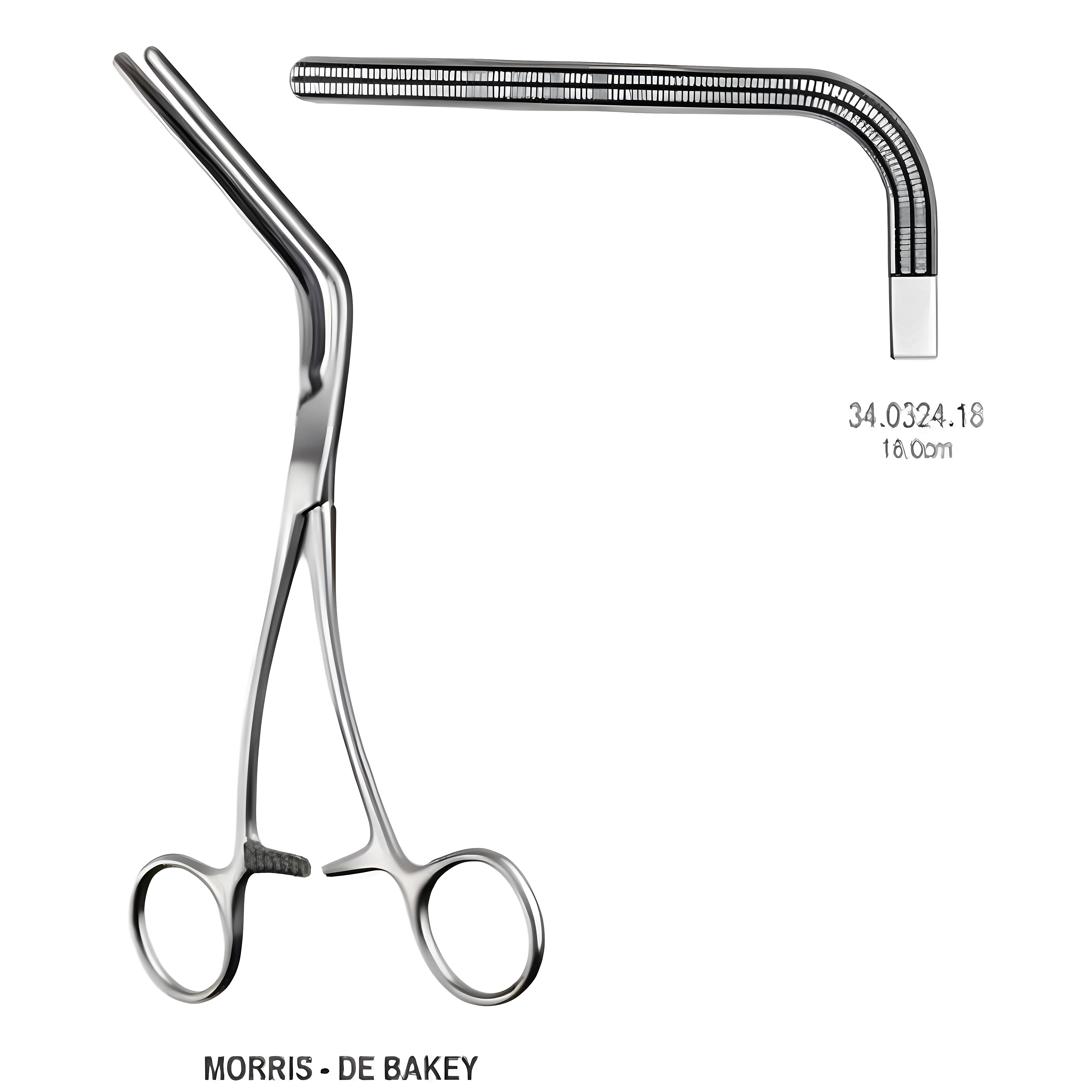 DeBakey-Morris Aortic Clamp Atrauma 18cm
