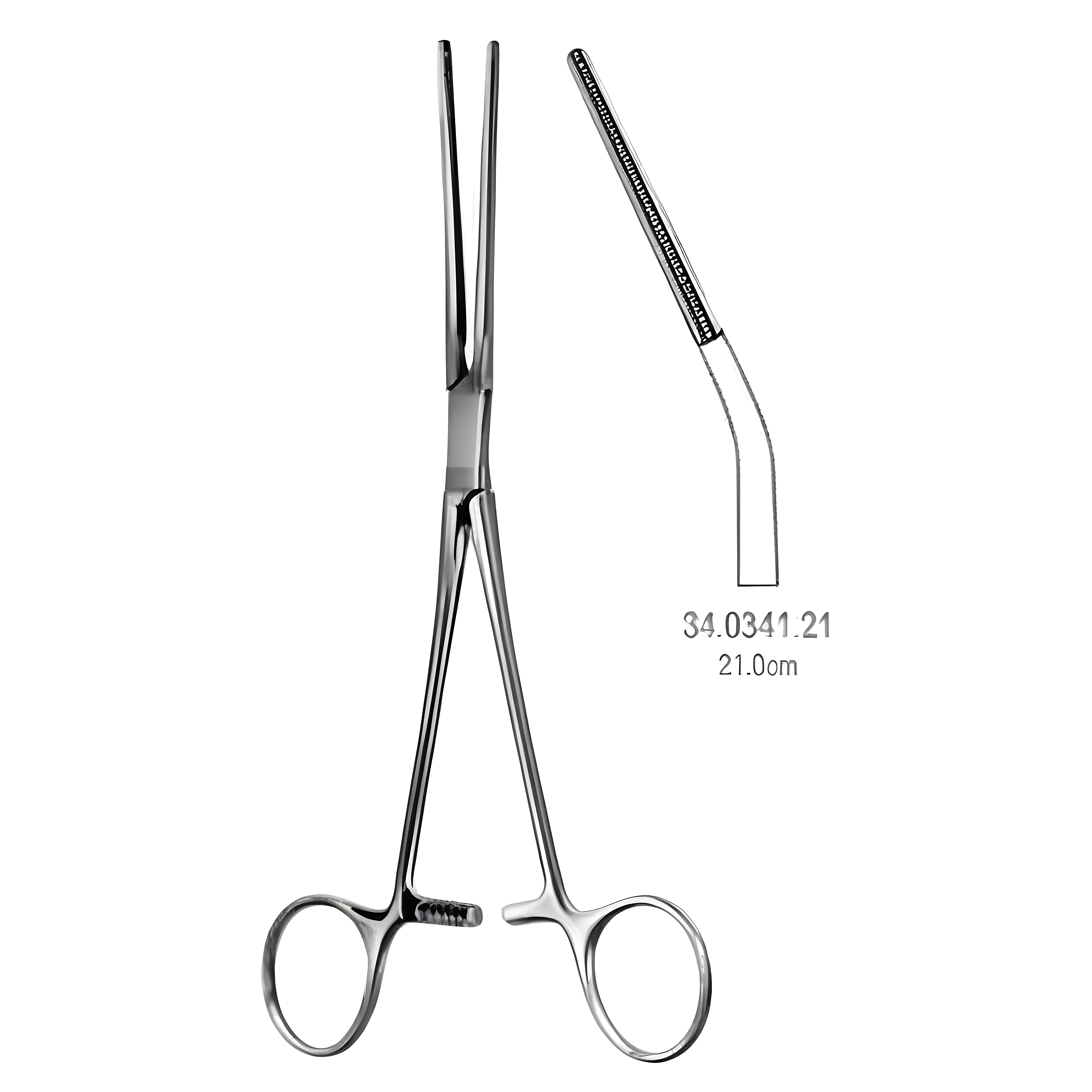 Potts Coarctation Fcps Atraumatic ang. 21cm