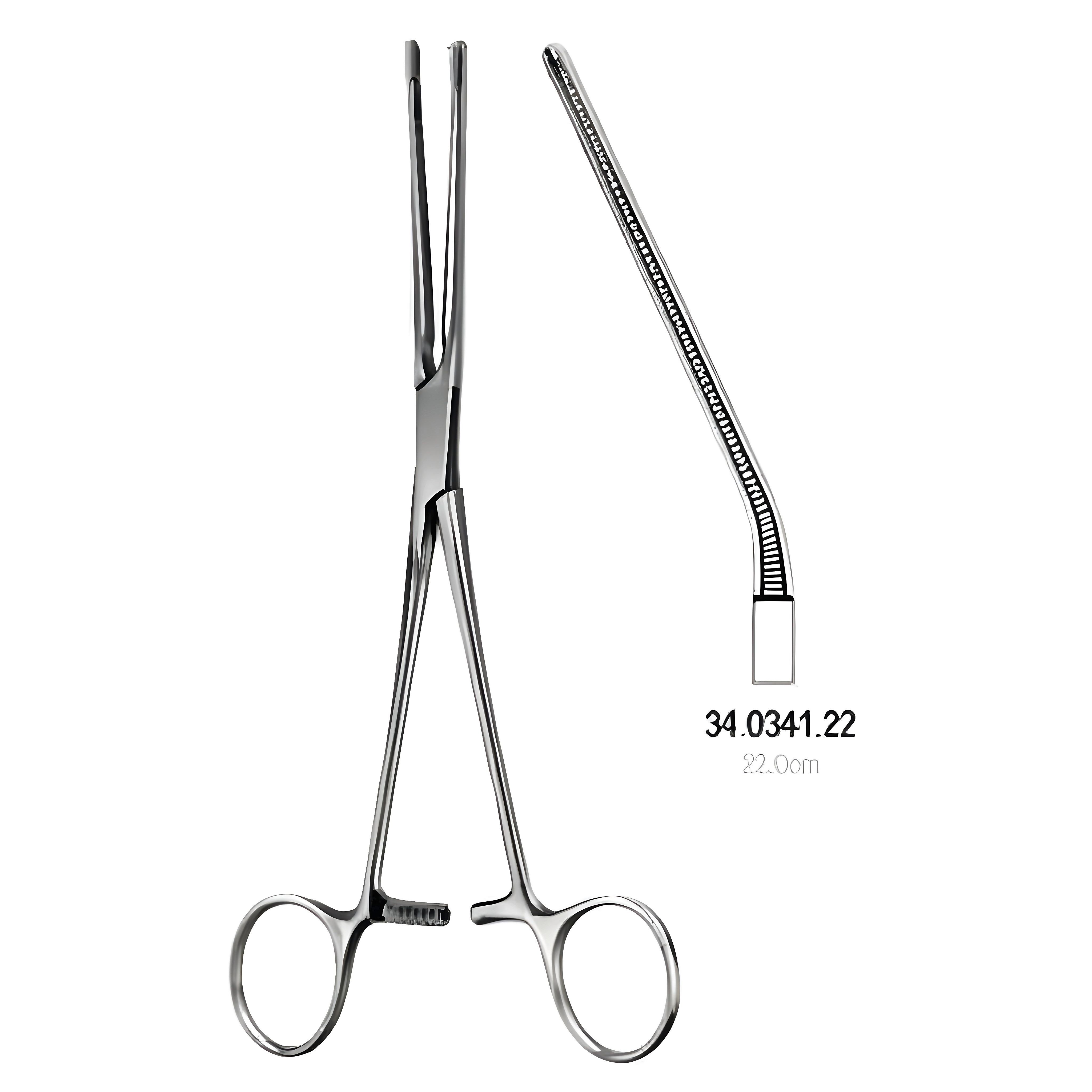 Potts Coarctation Fcps Atraumatic ang. 22cm