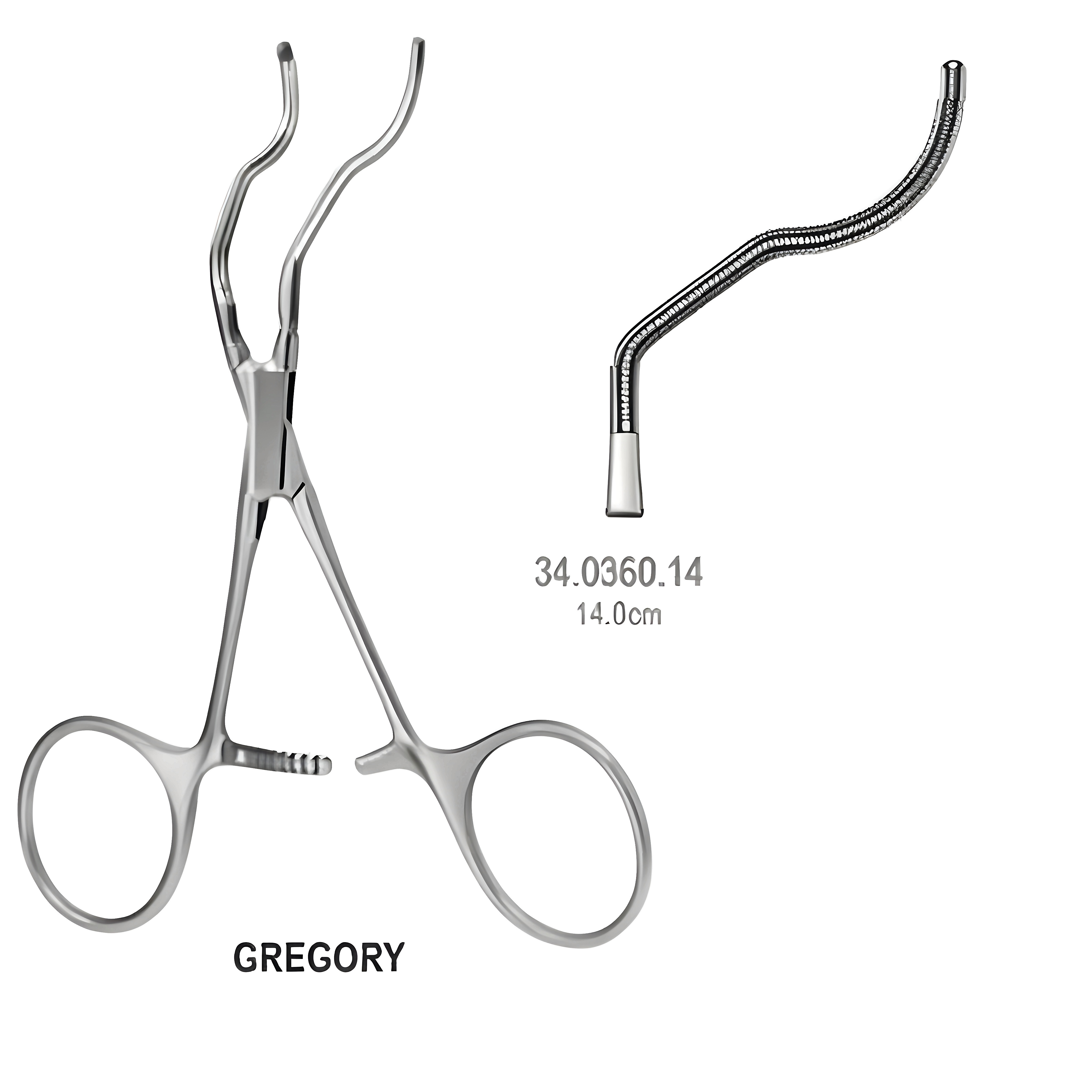 Gregory Atrauma Profunda Clamp 14cm