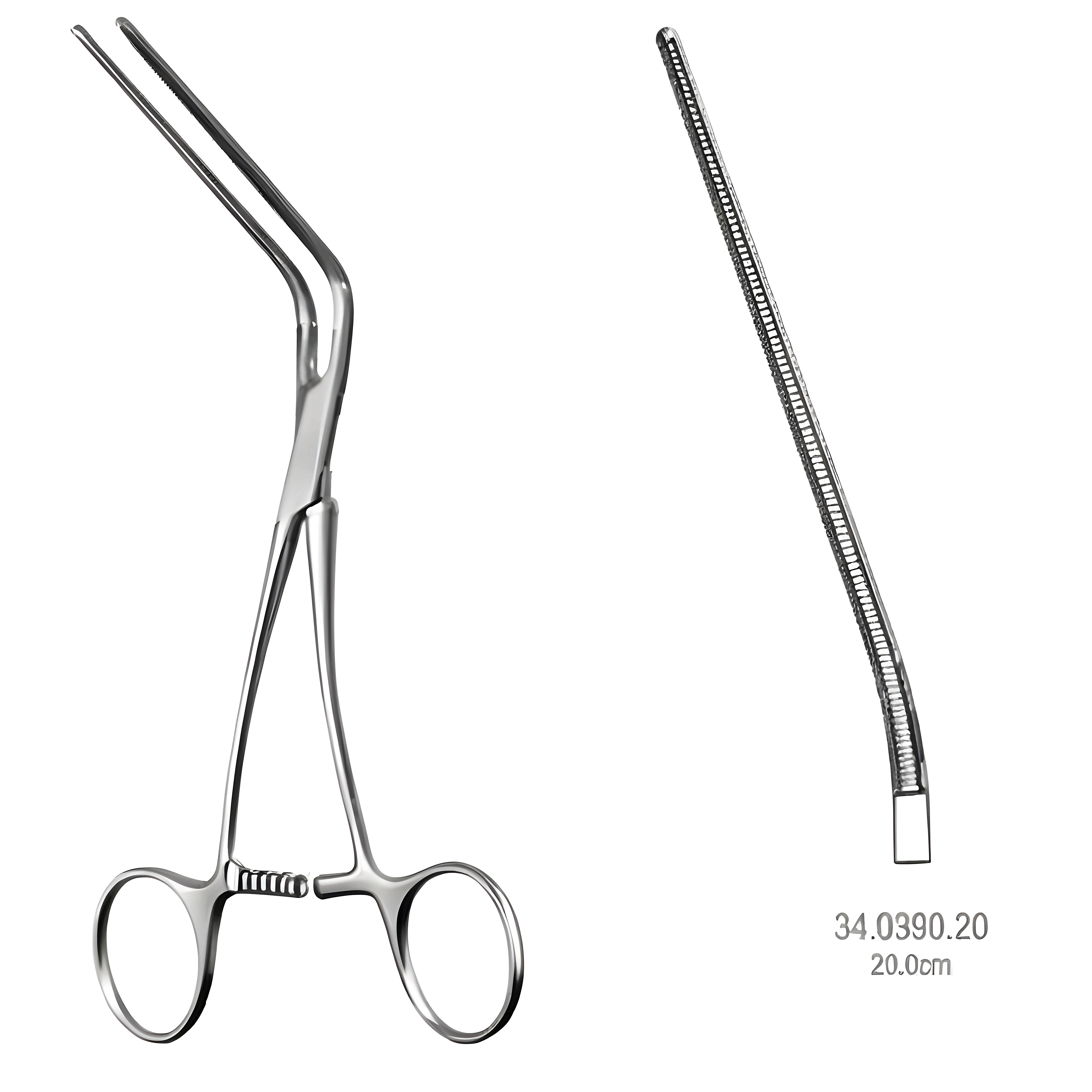 Leland Jones Peripheral Vascular Clamp 20cm