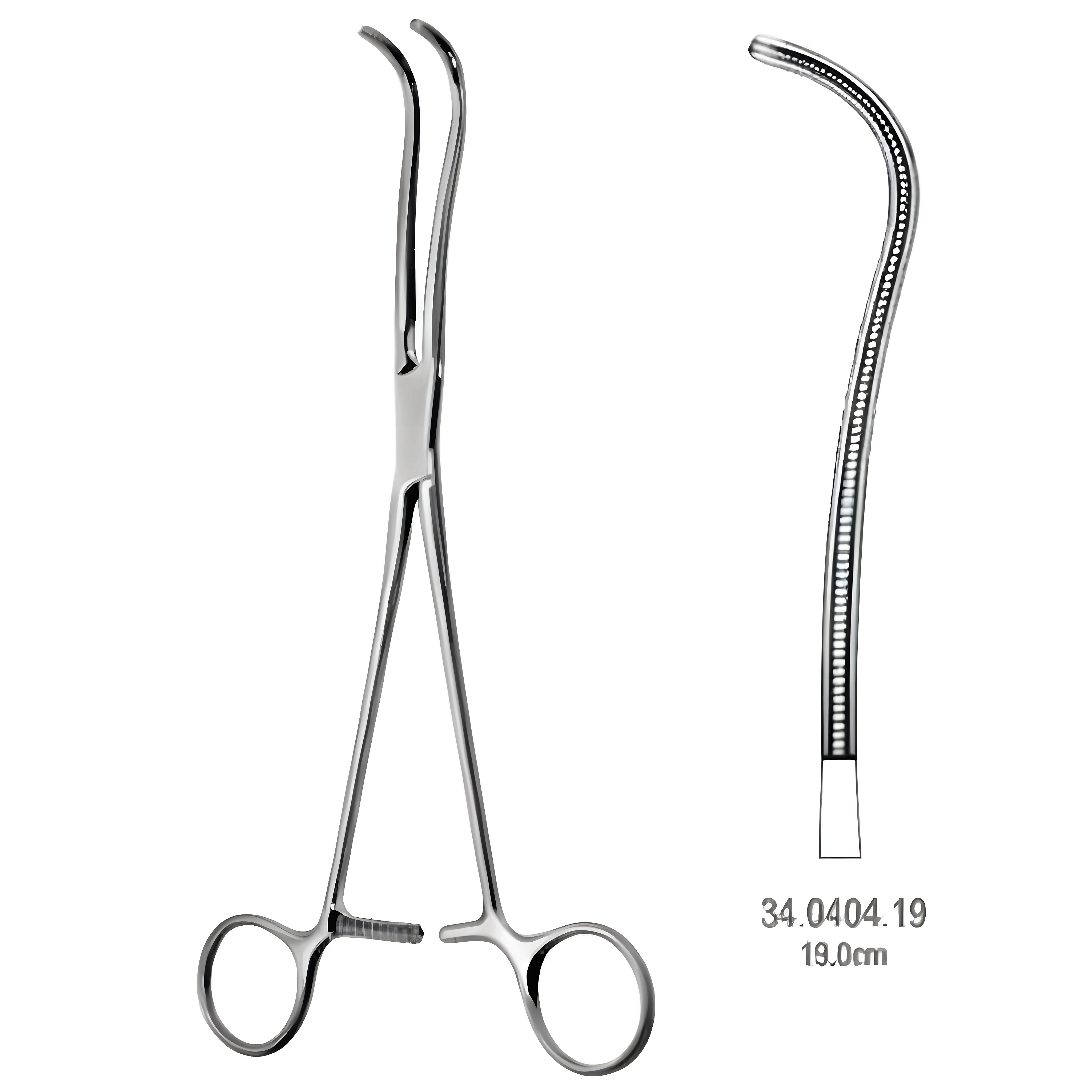 DeBakey Atraumatic blood vessel clamp 19cm