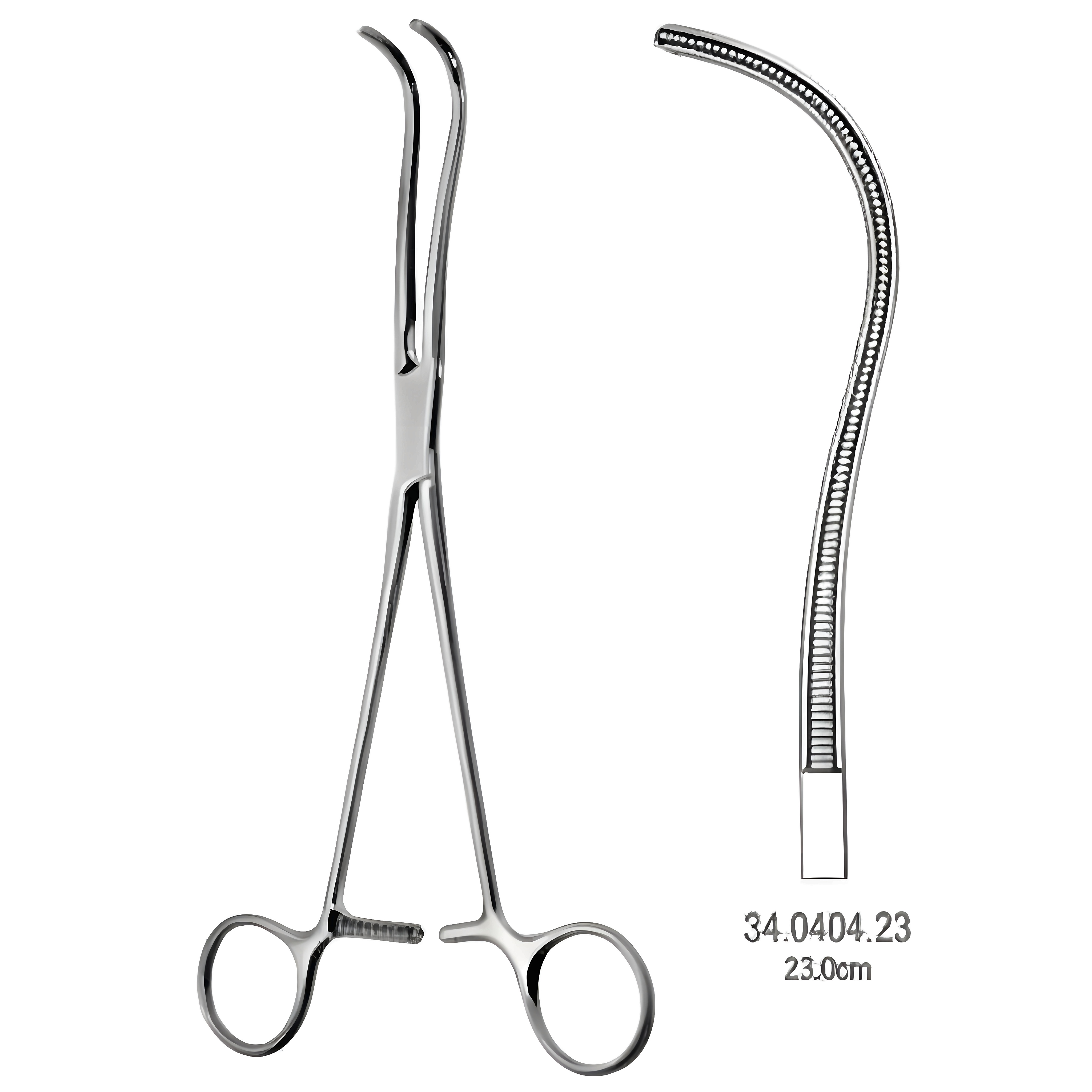 DeBakey Atraumatic blood vessel clamp 23cm