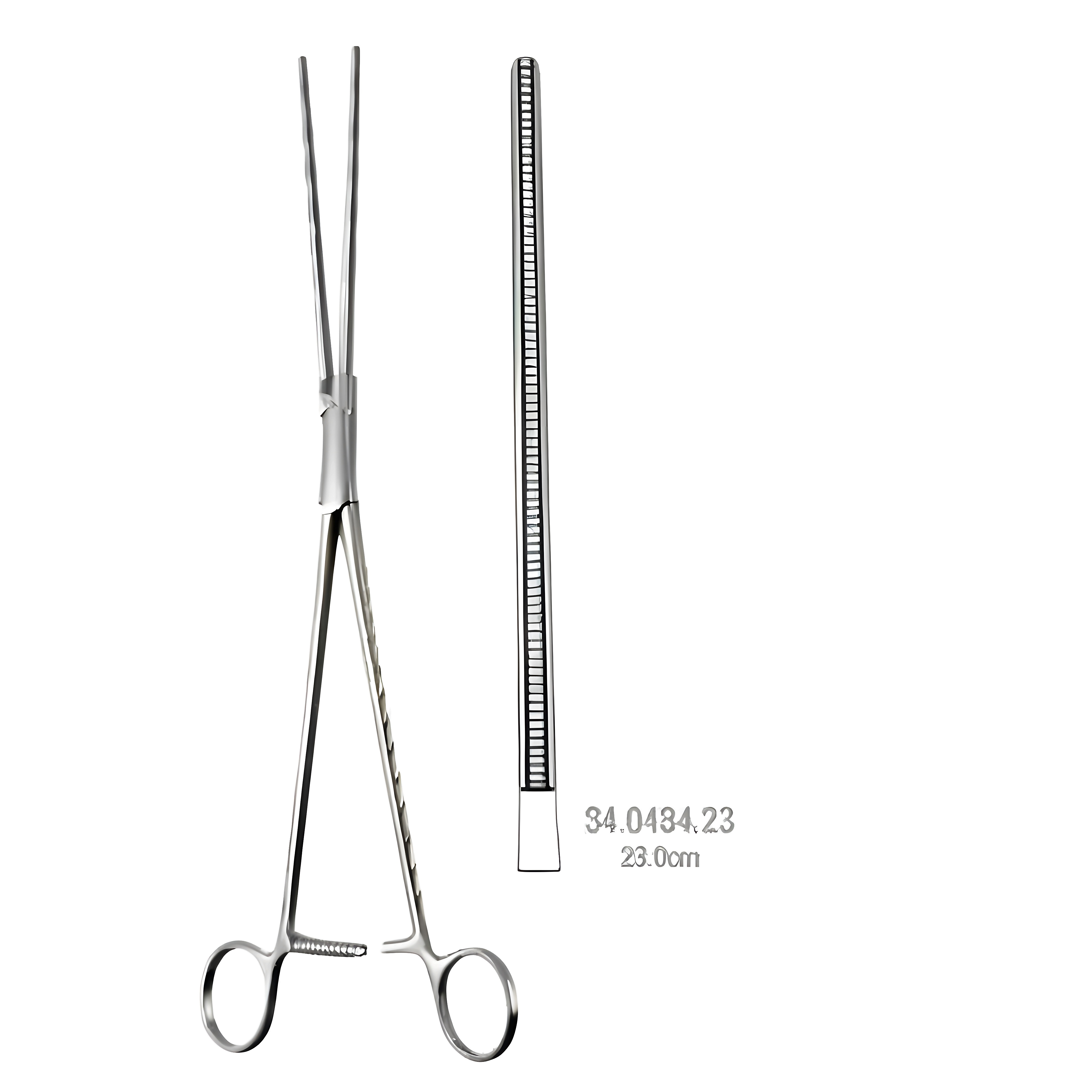 Potts Atraumatic Blood Vessel Fcps str 23cm