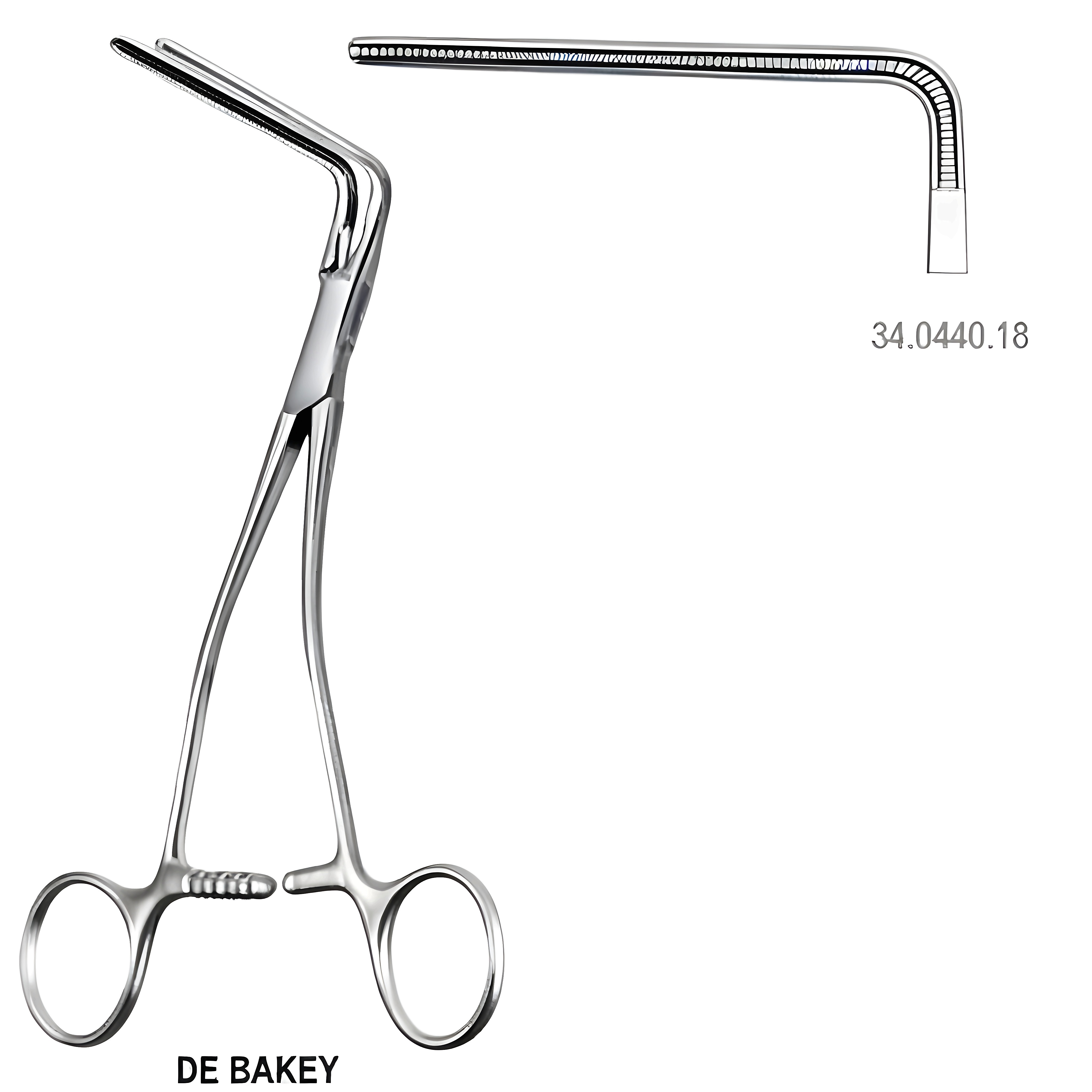 DeBakey Atraumatic Blood Vessel Fcps 18cm