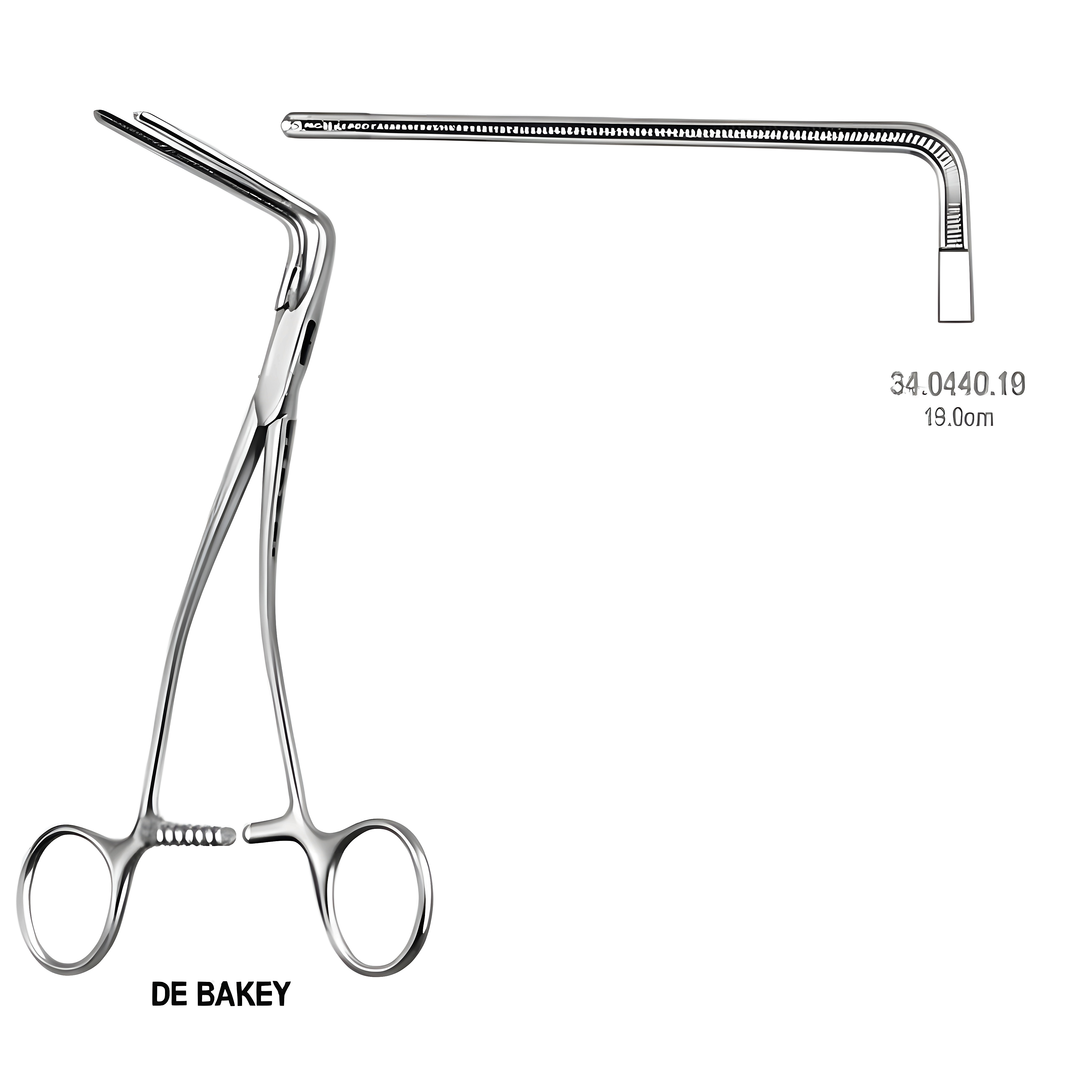 DeBakey Atraumatic Blood Vessel Fcps 19cm