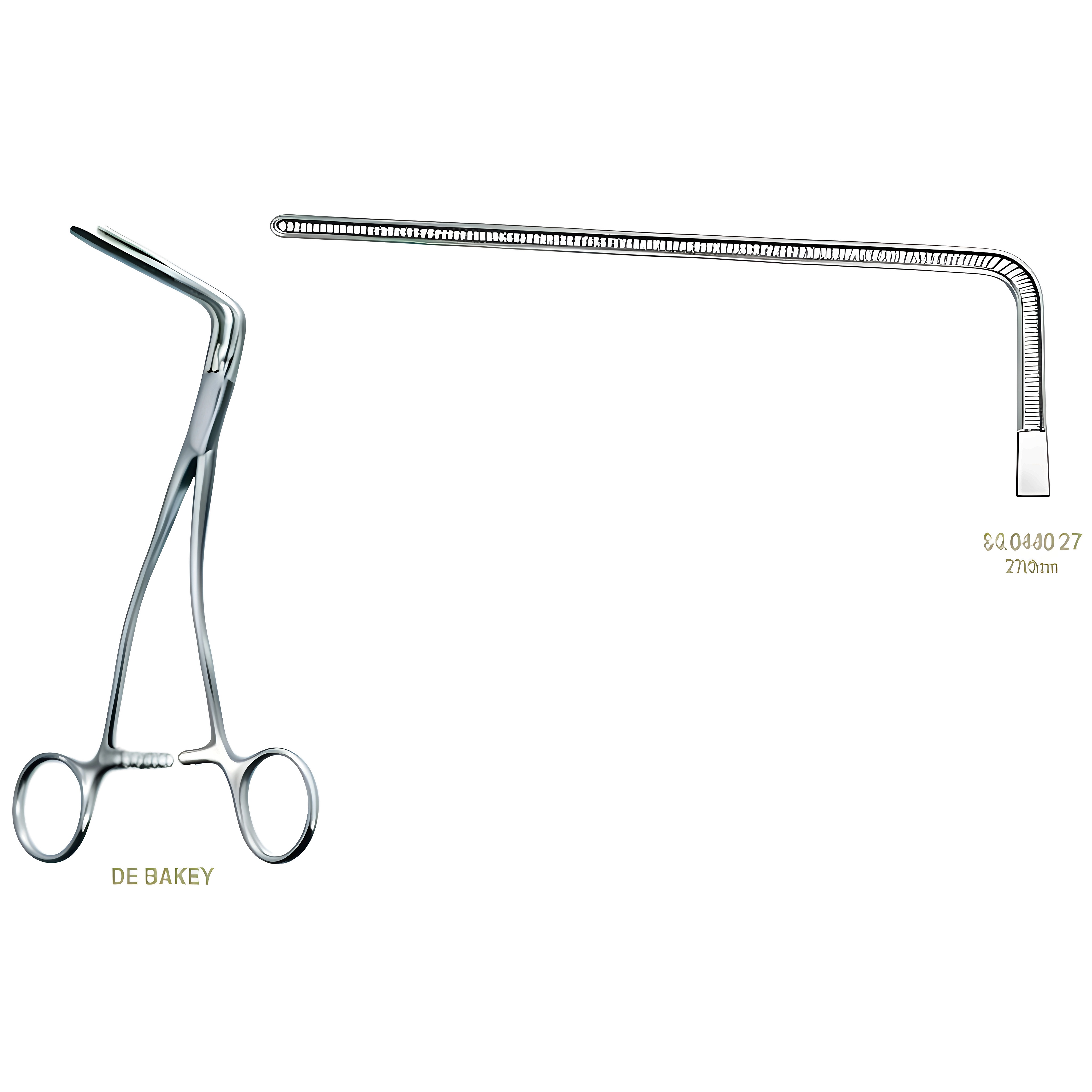 DeBakey Atraumatic Blood Vessel Fcps 27cm