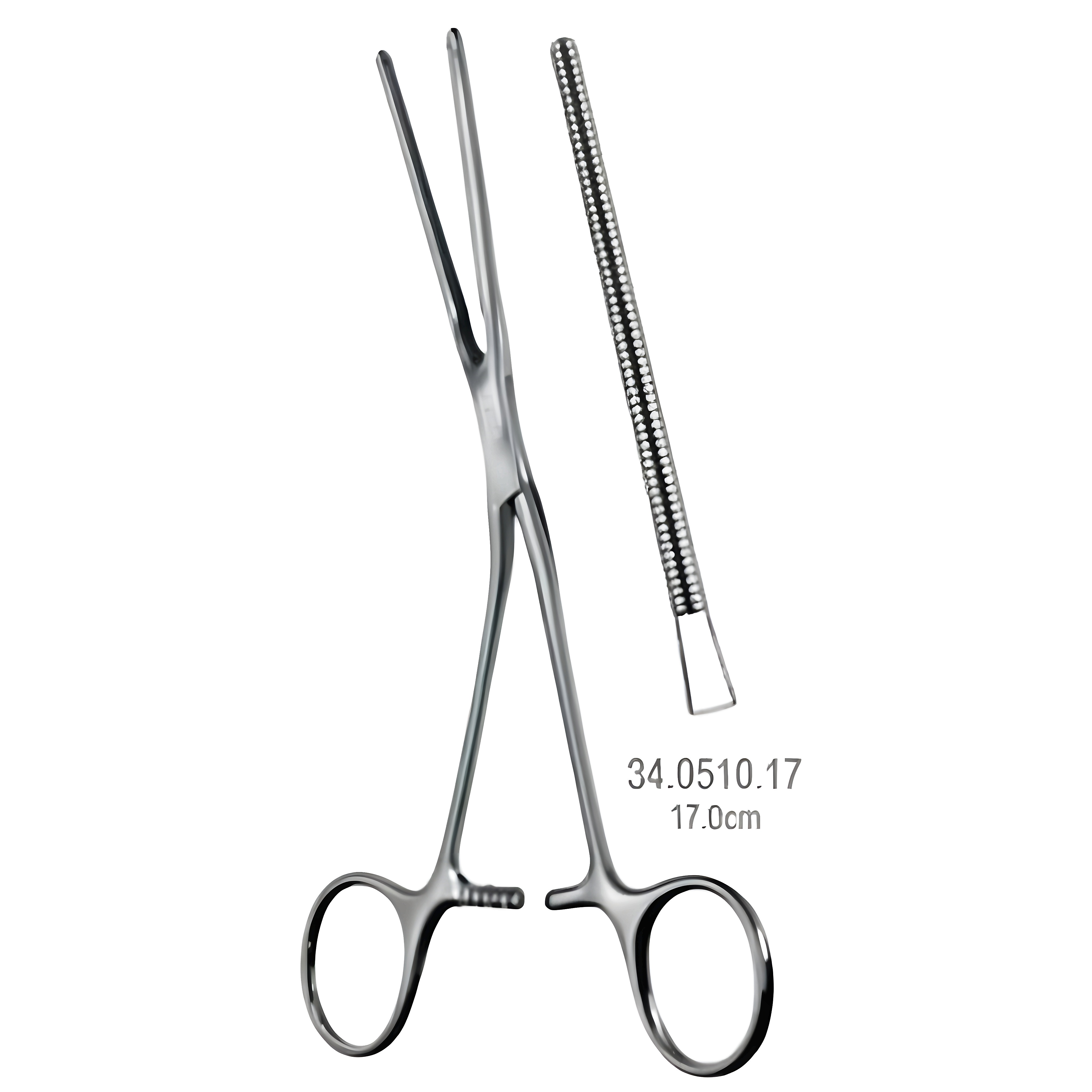 Cooley Patent Ductus Clamp Atrauma ang. 17cm