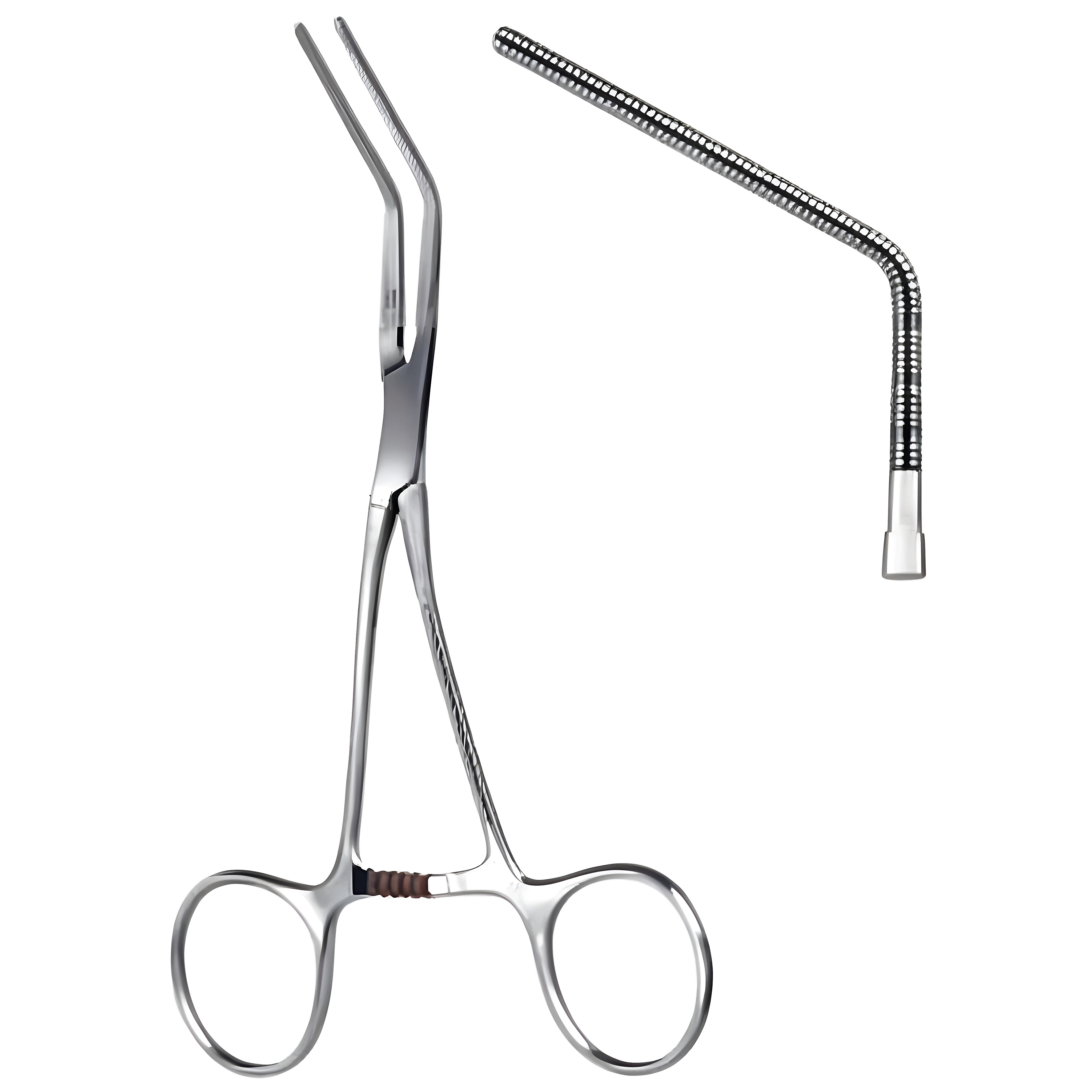 Pediatric Atrauma Clamp very del. ang. 15cm