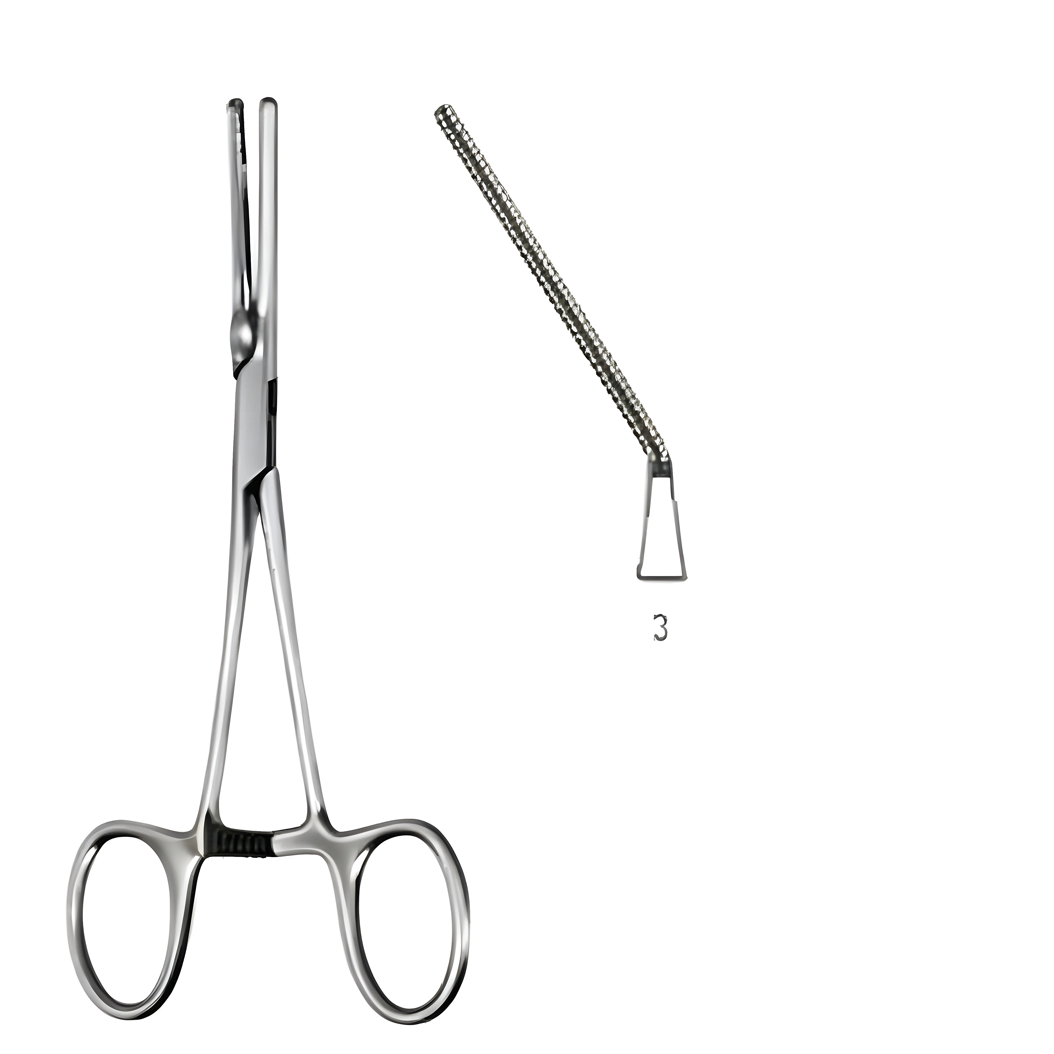 Neonatal and Pedi. Clamp str deli. Fig.3 14.5cm