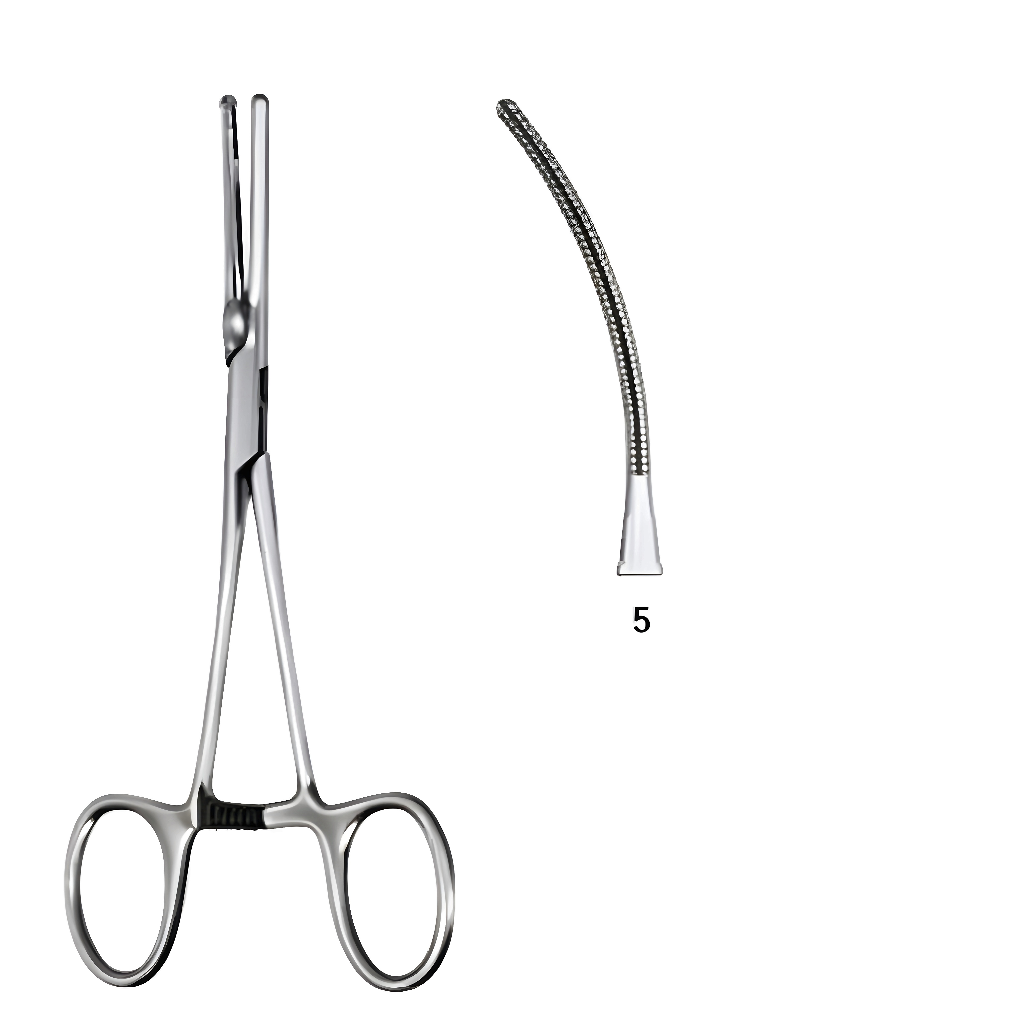 Neonatal and Pedi. Clamp str deli. Fig.5 14cm
