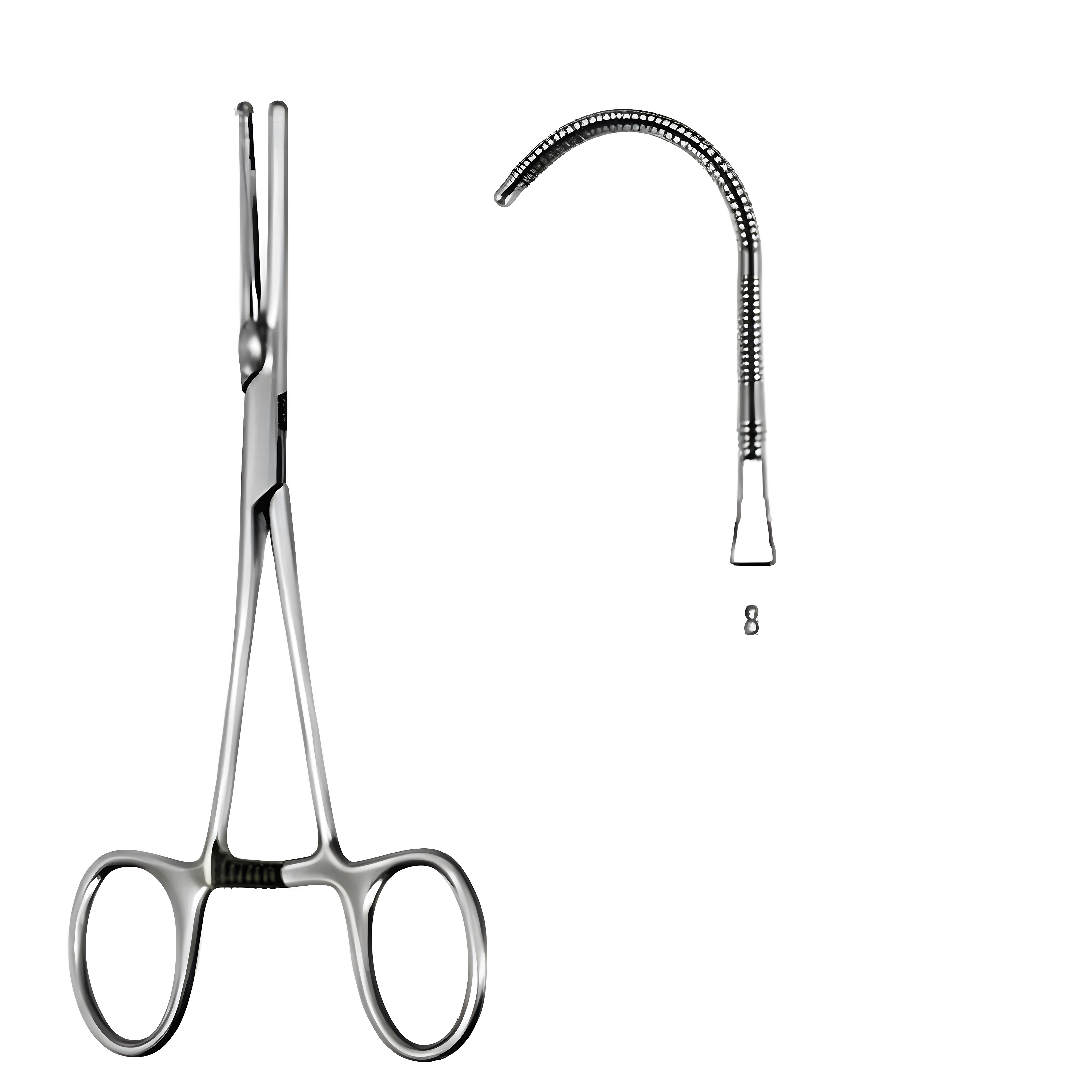 Neonatal and Pedi. Clamp str deli. Fig.8 14cm