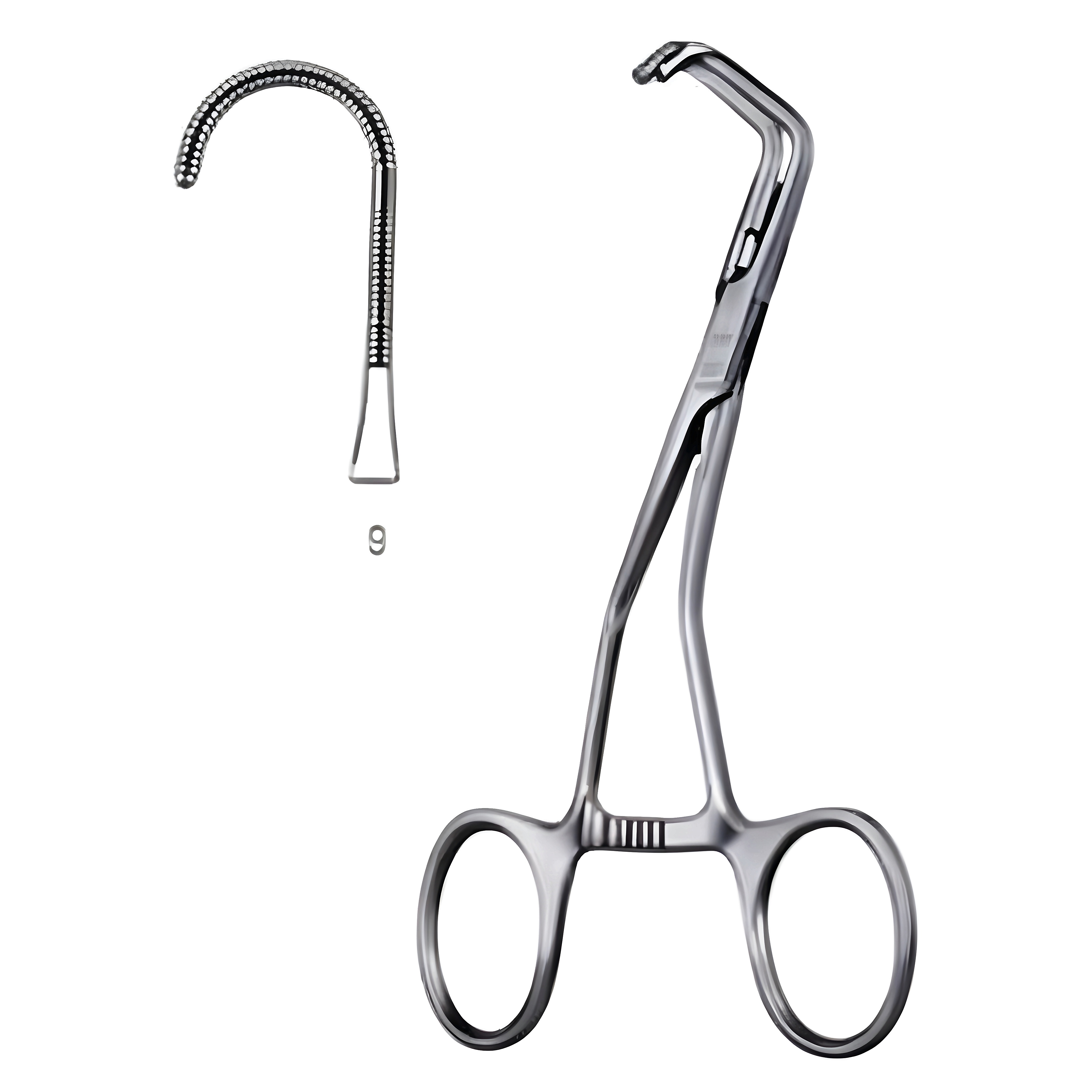 Neonatal and Pedi. Clamp cvd deli. Fig.9 13.5cm