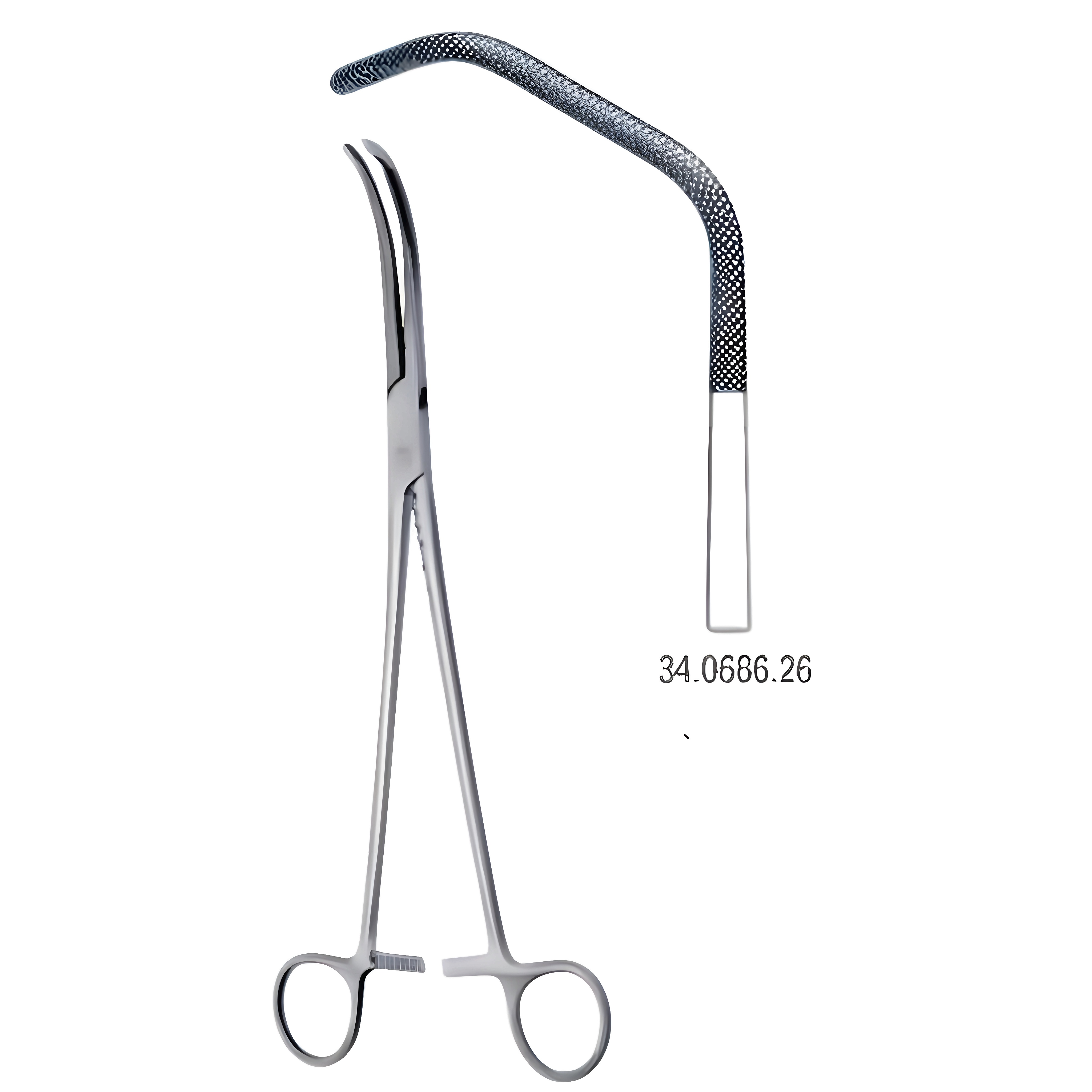 Satinsky Anastamos Clamp Fig.2, 26.5cm
