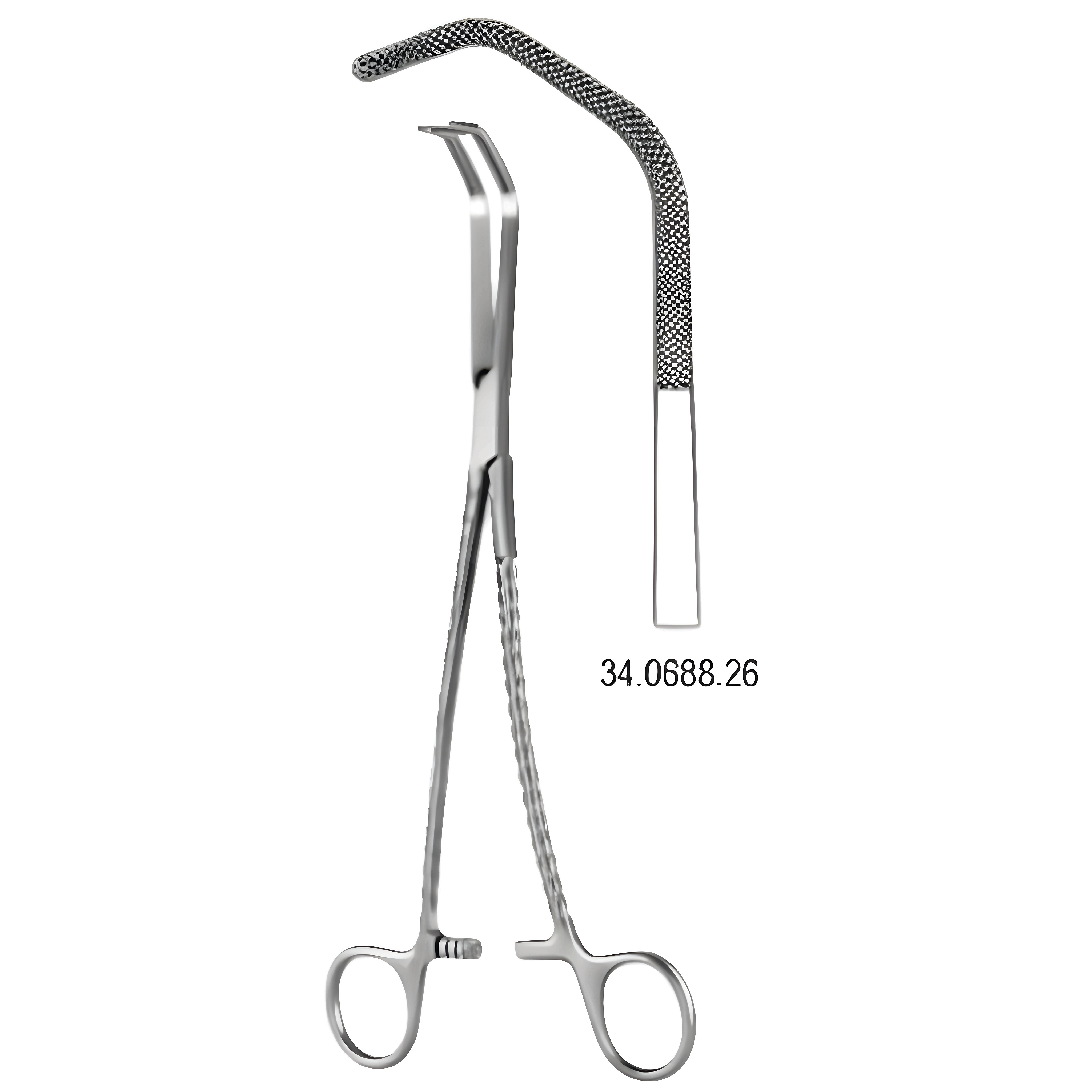 Satinsky Blood Vessel Clamp 26.5cm Fig.1