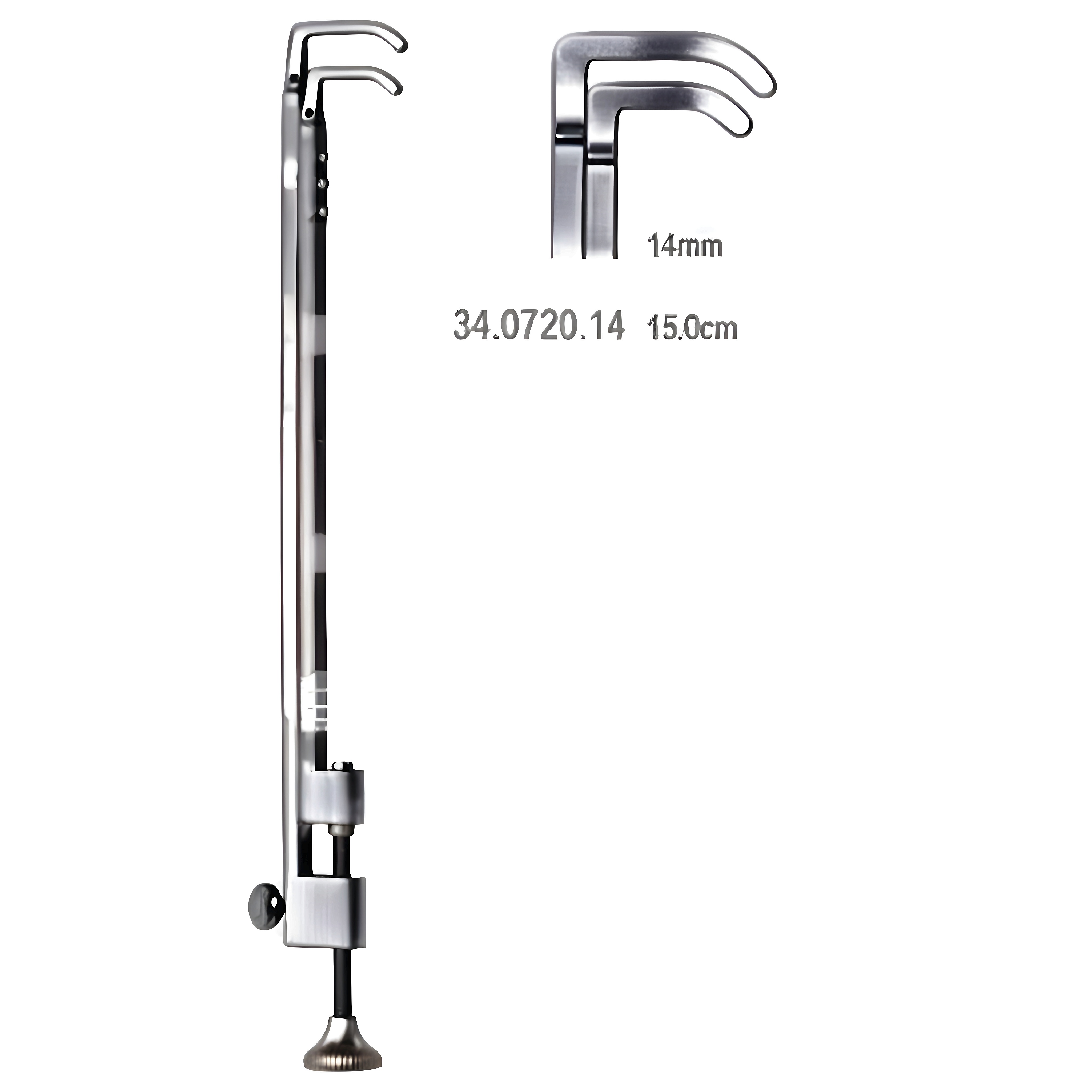 Blalock Aorta Clamp 14mm jaw 15cm