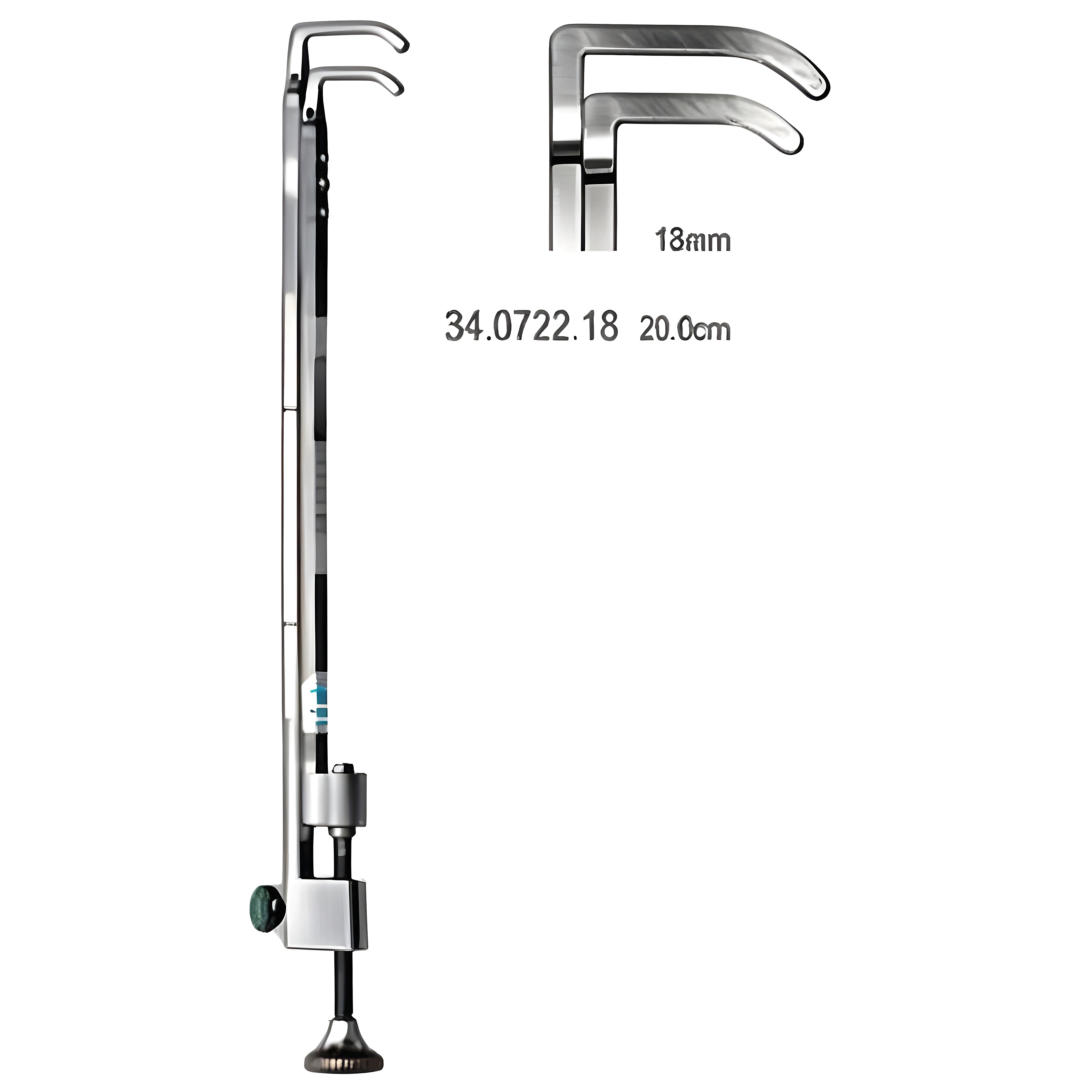 Blalock Aorta Clamp 18mm jaw 20cm