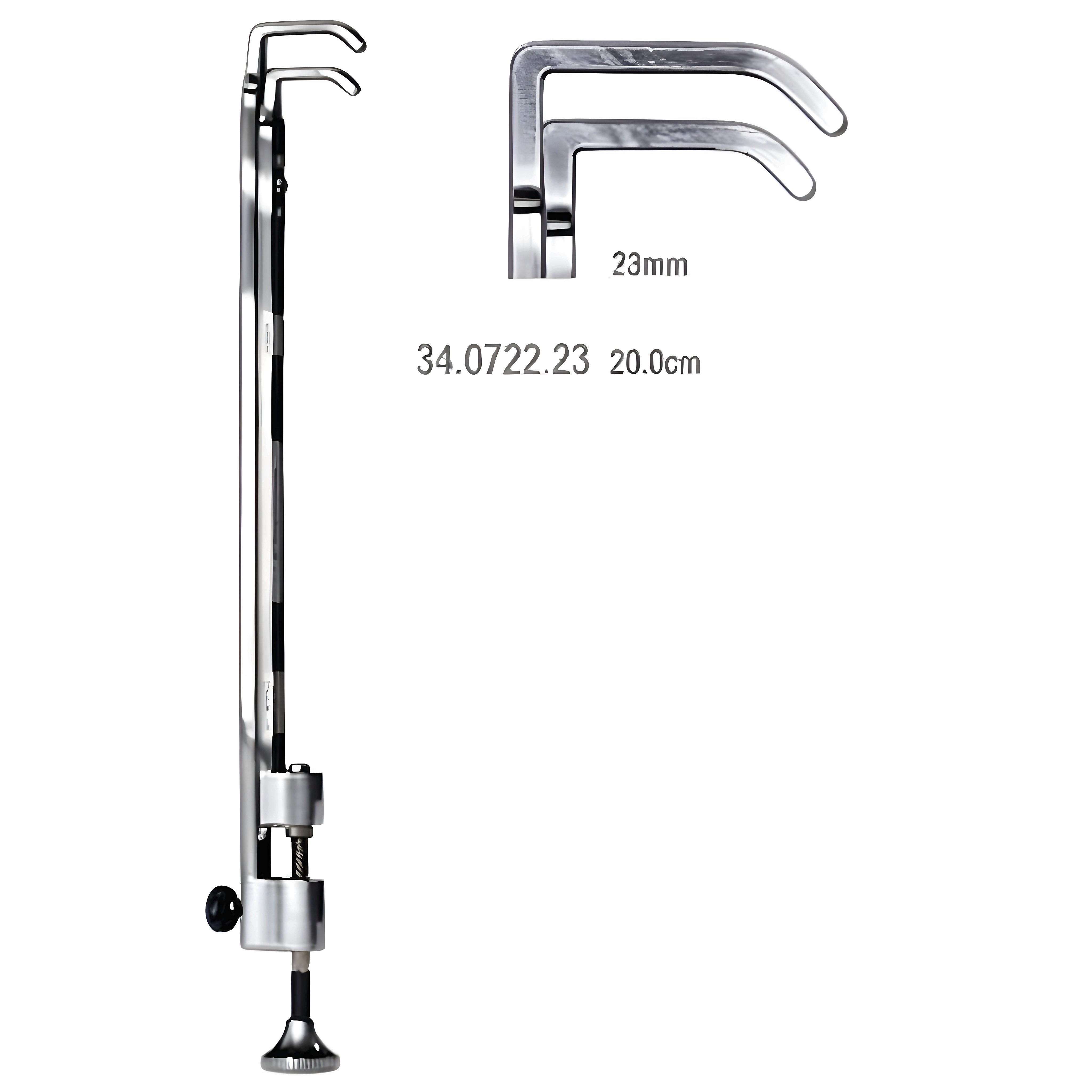 Blalock Aorta Clamp 23mm jaw 20cm