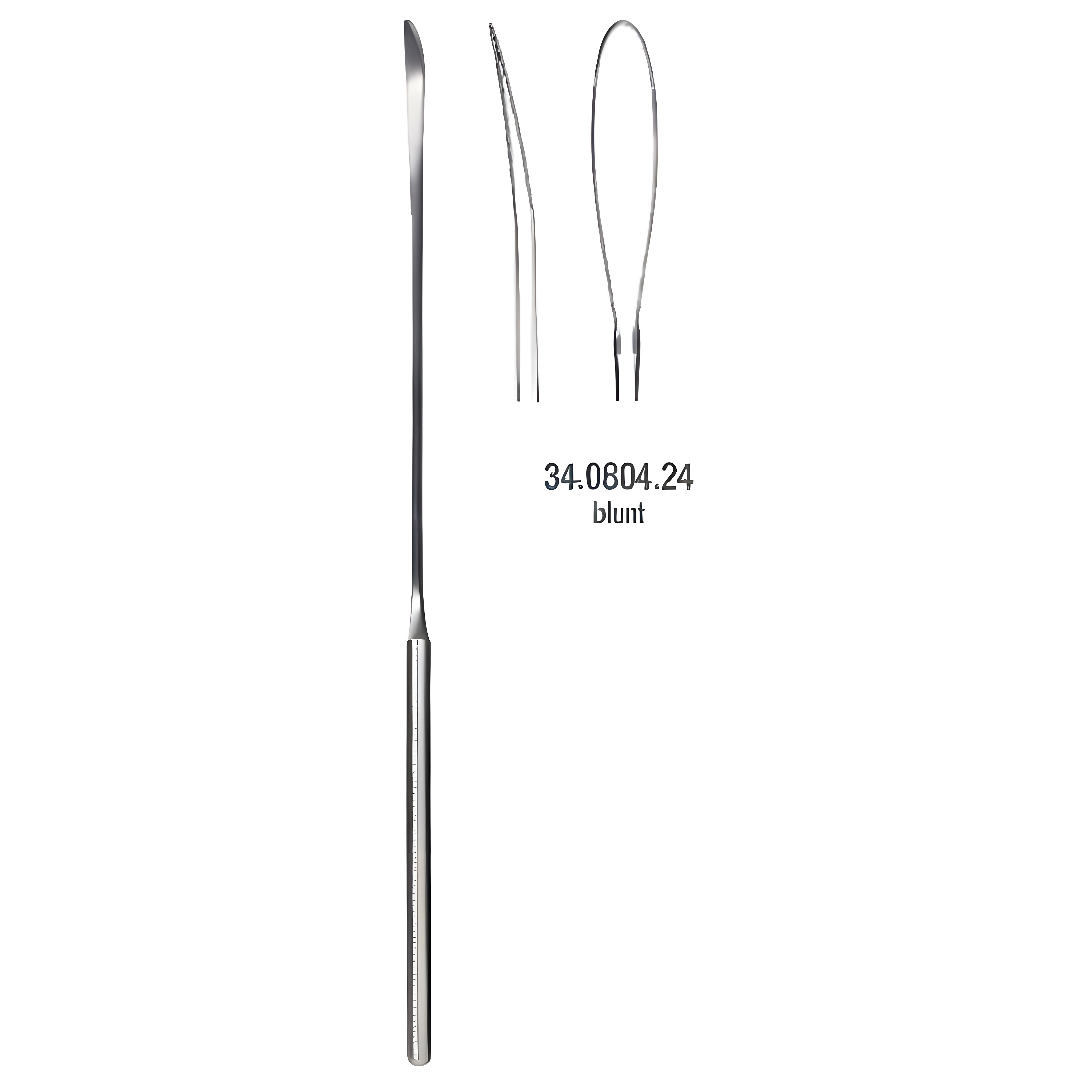 Schmid Vascular Spatula S/E blunt 23.5cm
