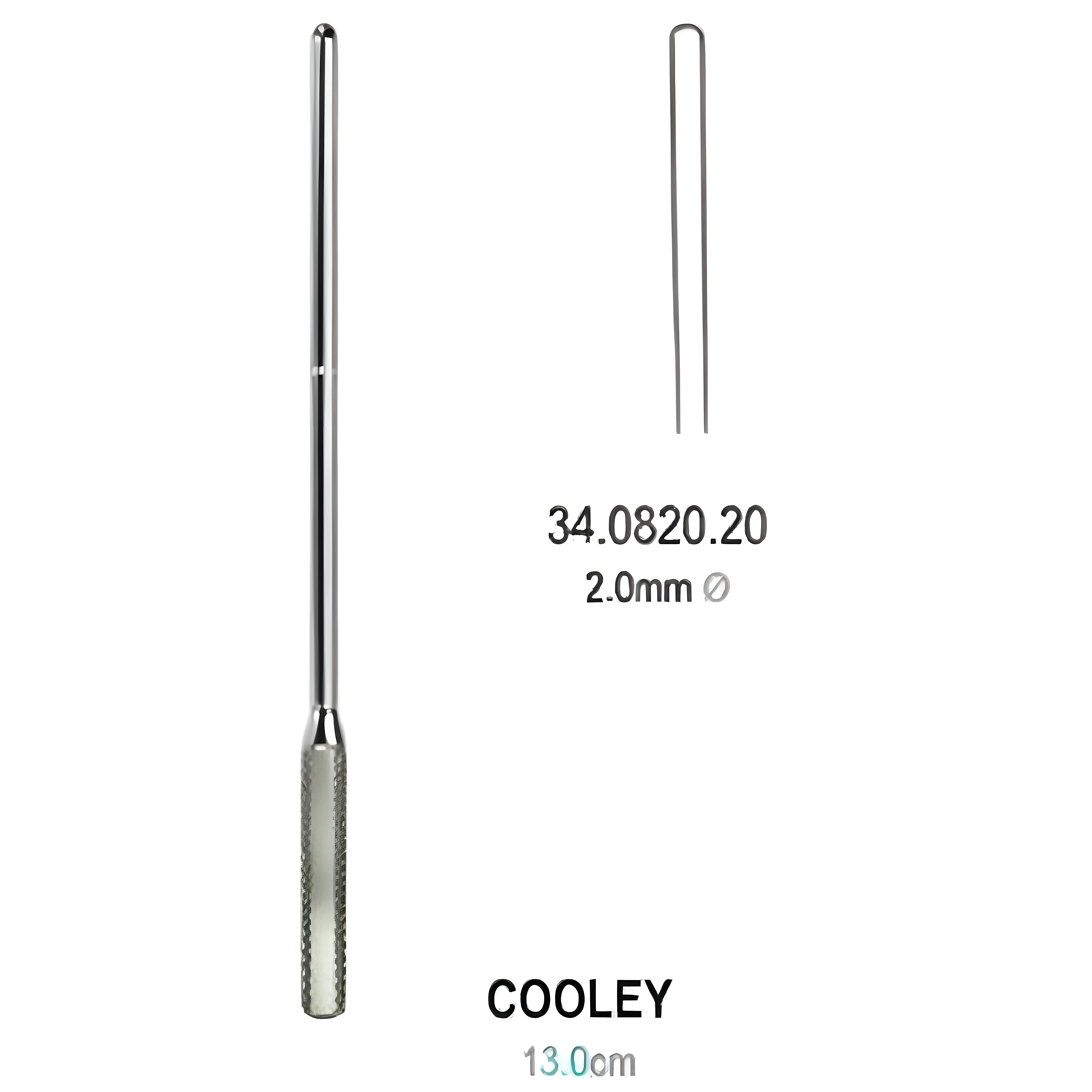 Cooley Vascular Dilator 2.0mm, 13cm