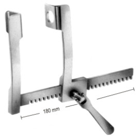Rib Spreader 28x32mm, 120x140x180mm Alum.