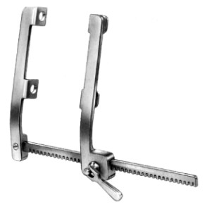 Finochietto Rib Spreader 10x15x120mm Alum.