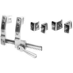 Burford Rib Spreader child 13.5cm Alum. w/2 pairs of blades, 34x42x135mm, 48x42x135mm