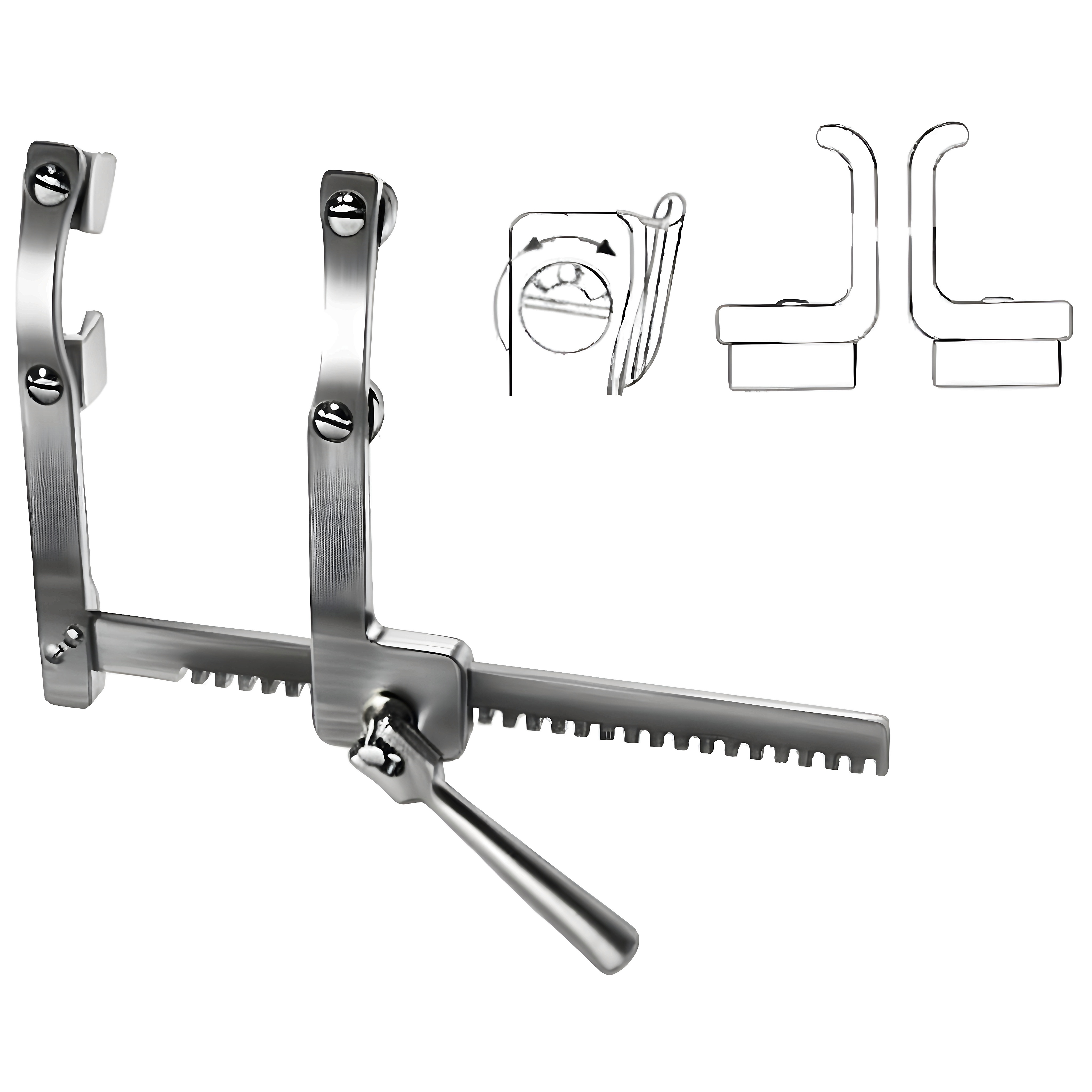 Morse-Favaloro Rib Spreader 12x20x155mm