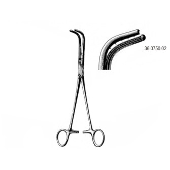 Sarot Bronchus Clamp right 23cm