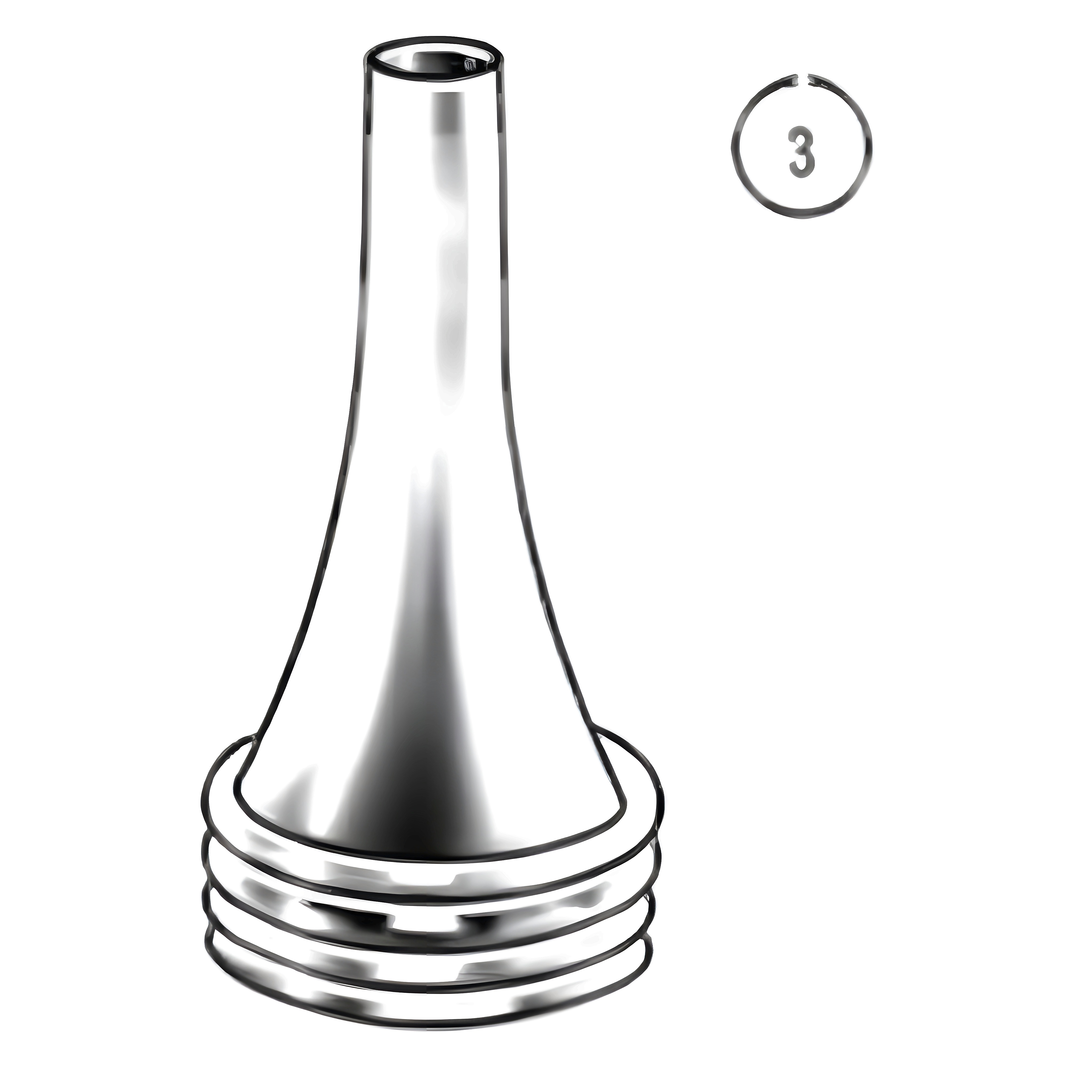Politzer Ear Speculum 5.5mm, Fig.3