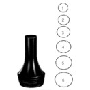 Zoellner Ear Speculum 5.5mm~11.5mm set/6 black