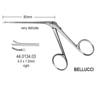 Bellucci Micro Mini Ear Scissors 4x1.5mm, 8cm
