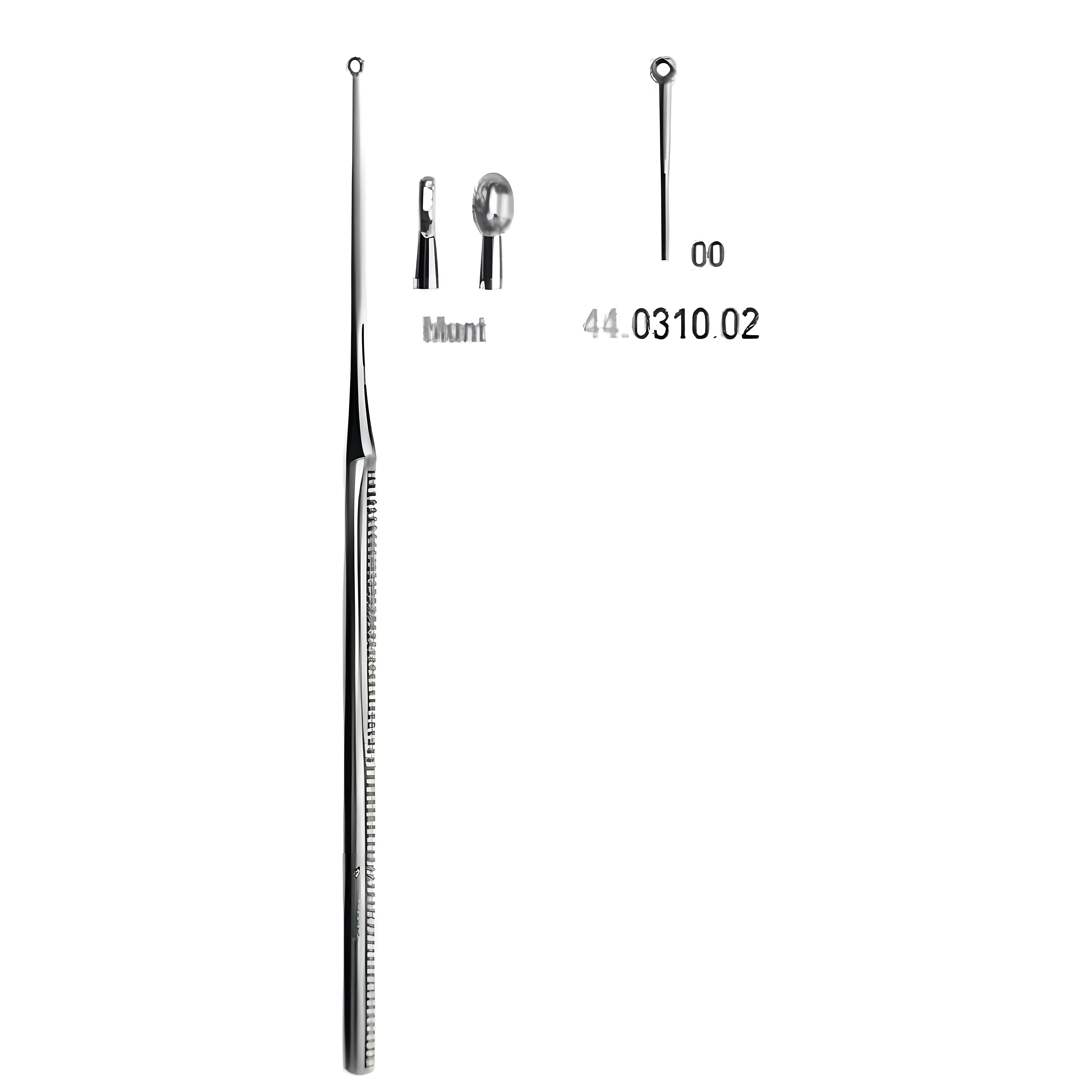 Buck Ear Curette str blunt, 00, 16.5cm