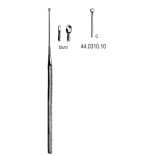 Buck Ear Curette str blunt, 0, 16.5cm