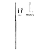 Buck Ear Curette str blunt, 2, 16.5cm