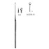 Buck Ear Curette str blunt, 3, 16.5cm