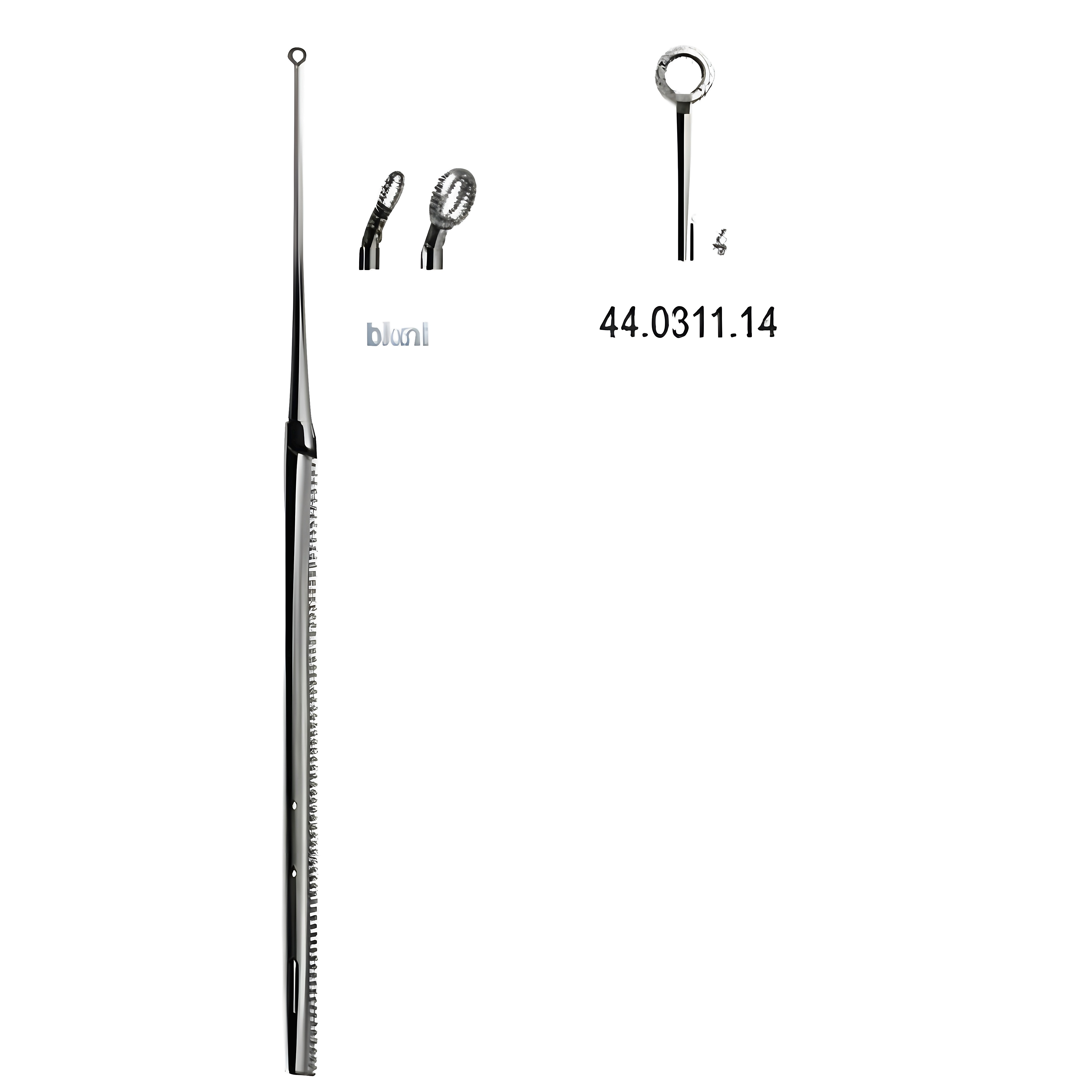 Buck Ear Curette cvd blunt, 4, 16.5cm
