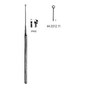 Buck Ear Curette str sharp, 1, 16.5cm