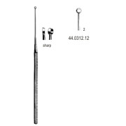 Buck Ear Curette str sharp, 2, 16.5cm