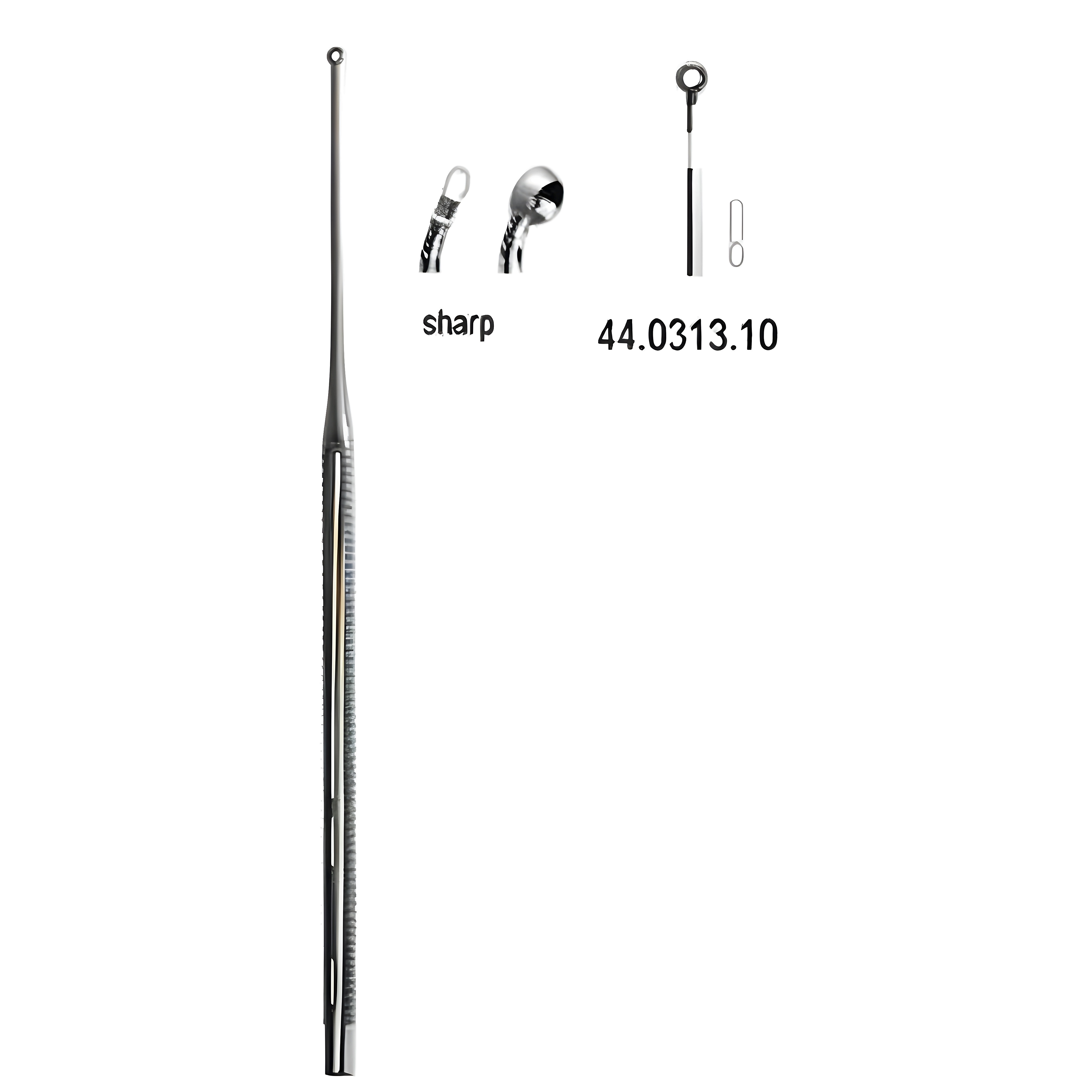 Buck Ear Curette cvd sharp, 0, 16.5cm
