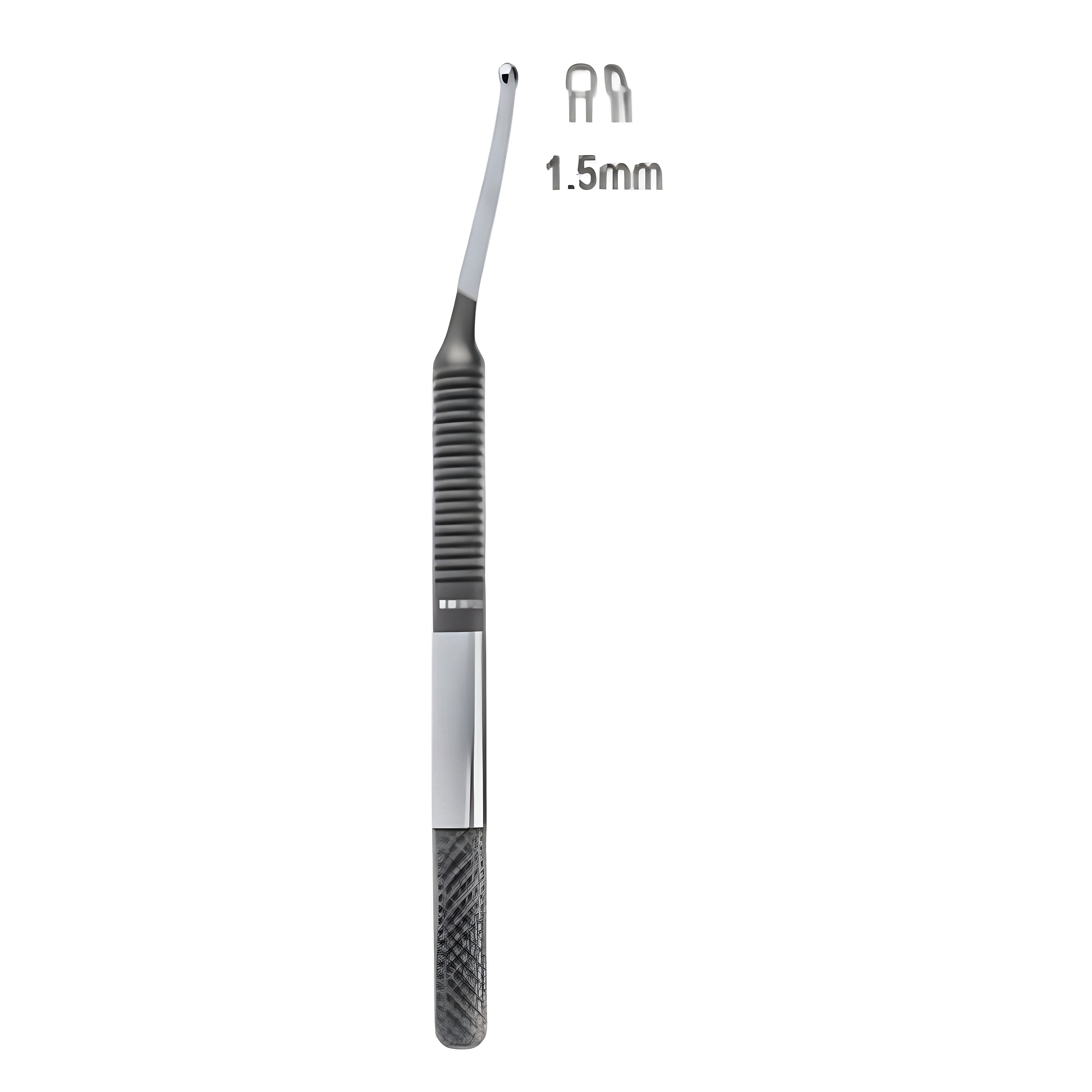 Shea Curette S/E 1.5mm angled shaft 12cm