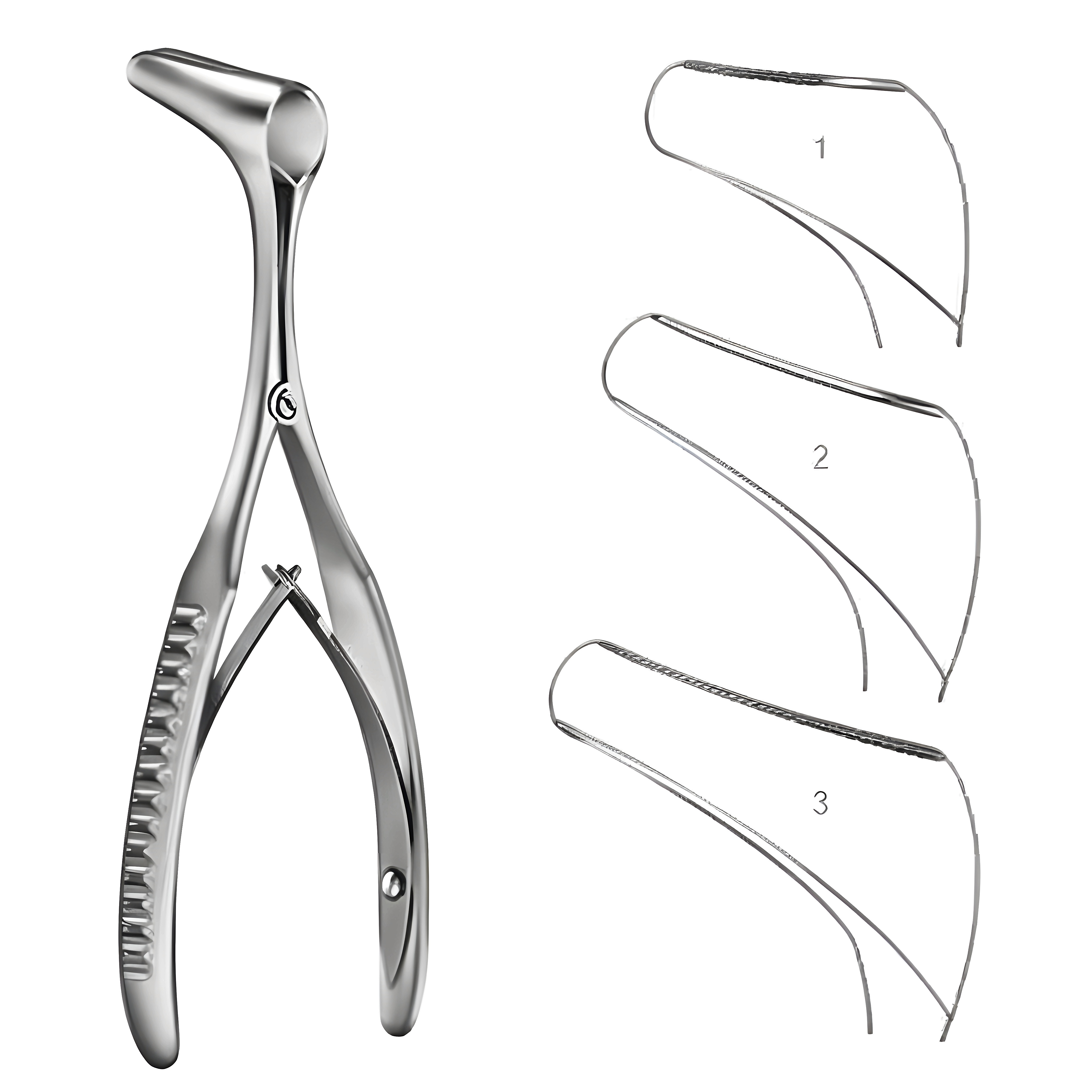 Hartmann Halle Speculum set/3, 15.0cm